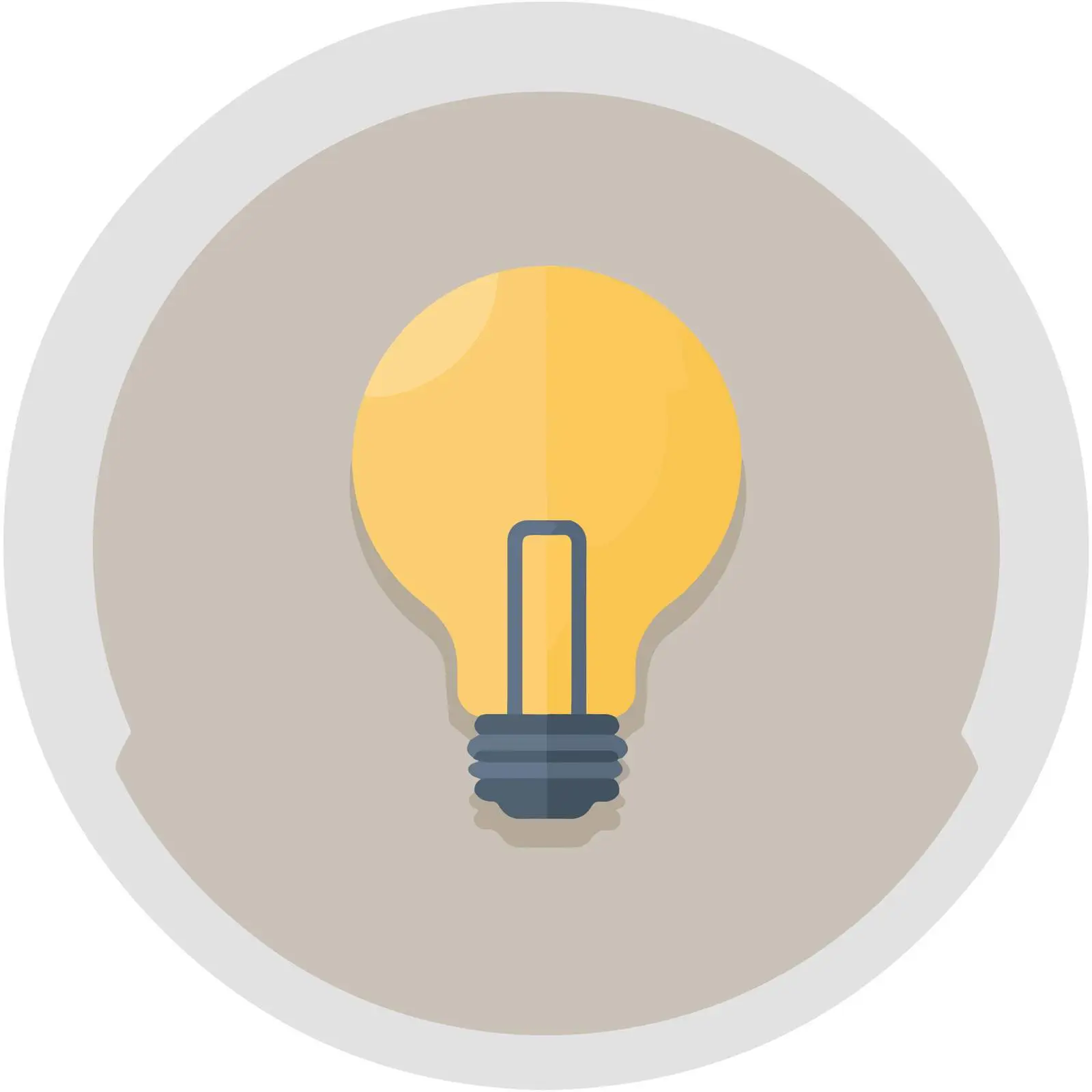 Bright Idea Icon — free download from Dotvec