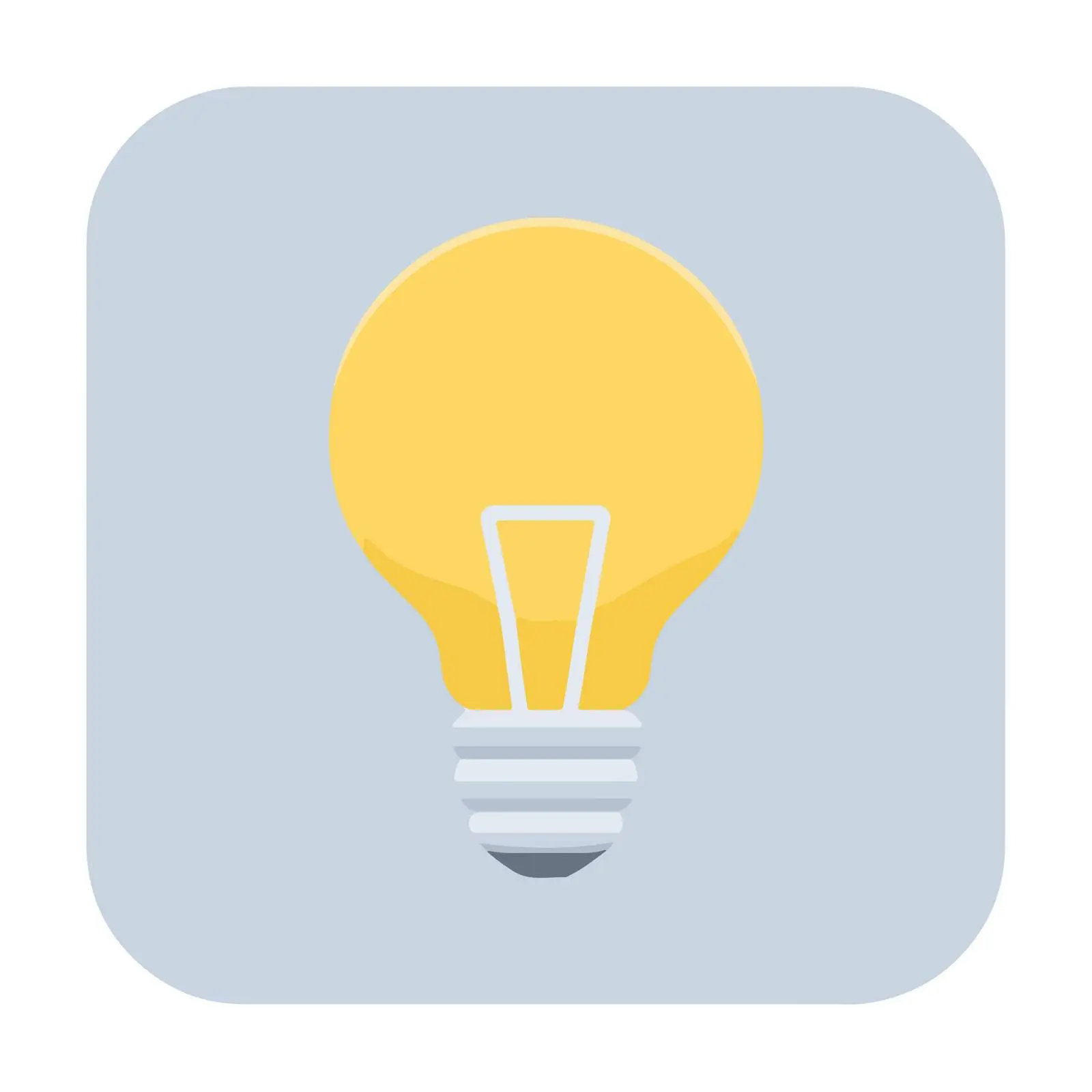 Bold Lightbulb Idea Icon — free download from Dotvec