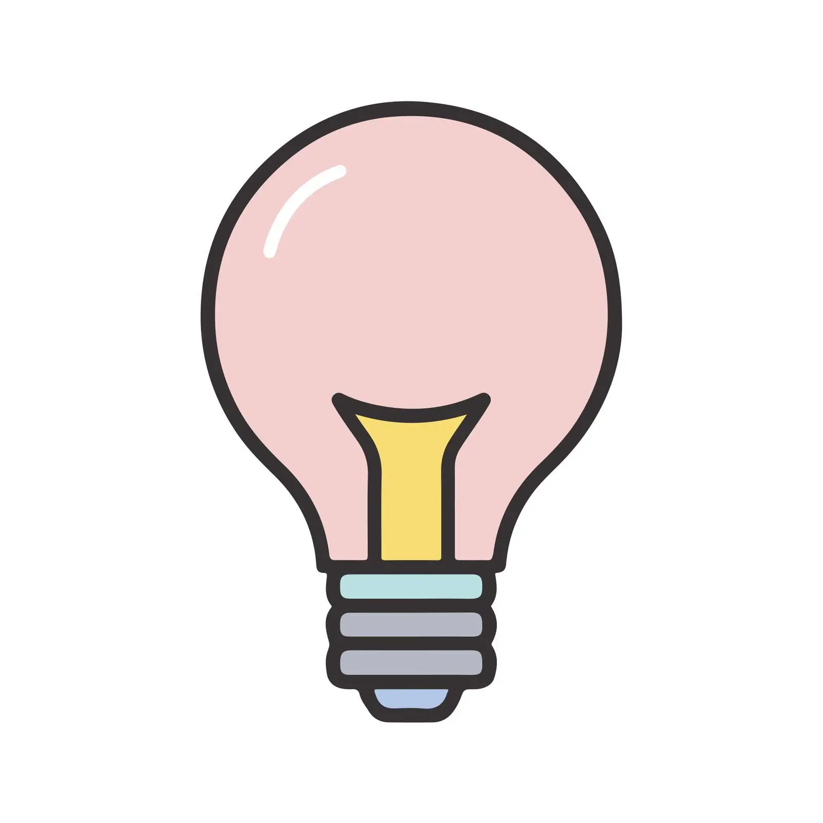 Bold Lightbulb Idea Icon — free download from Dotvec