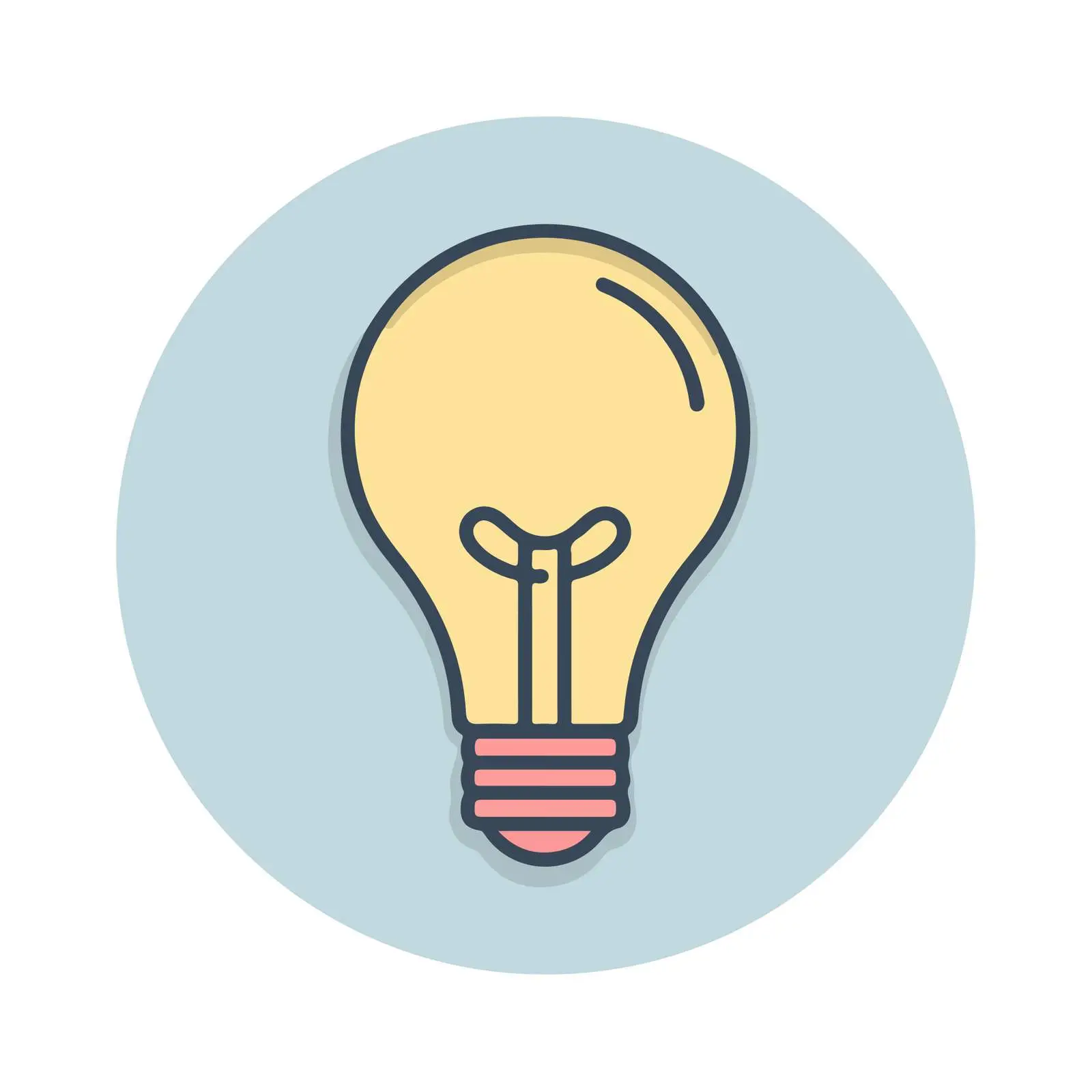Creative Lightbulb Icon — free download from Dotvec
