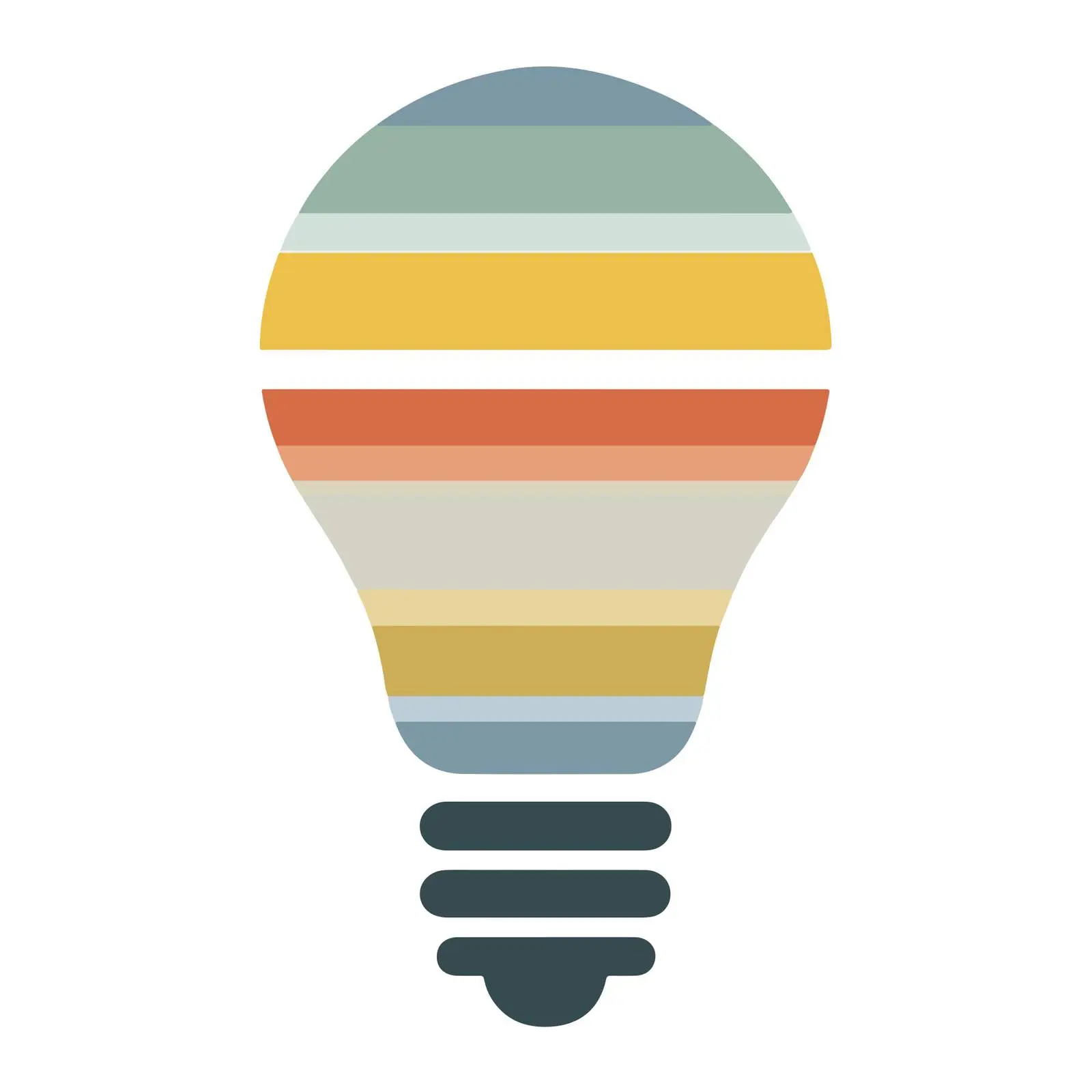 Modern Lightbulb Icon — free download from Dotvec