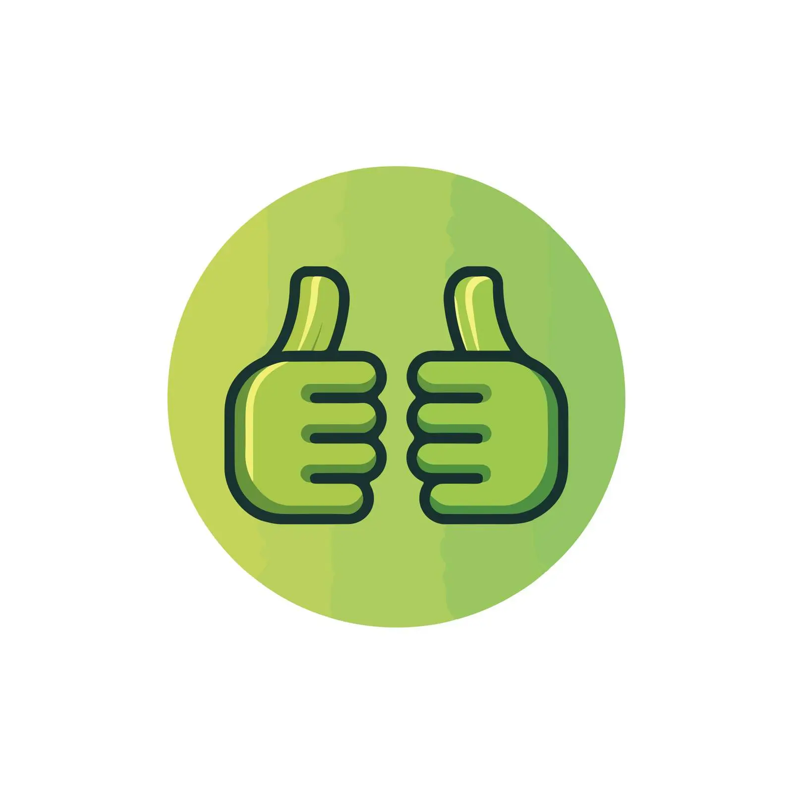 Bold Thumbs-Up Icon — free download from Dotvec