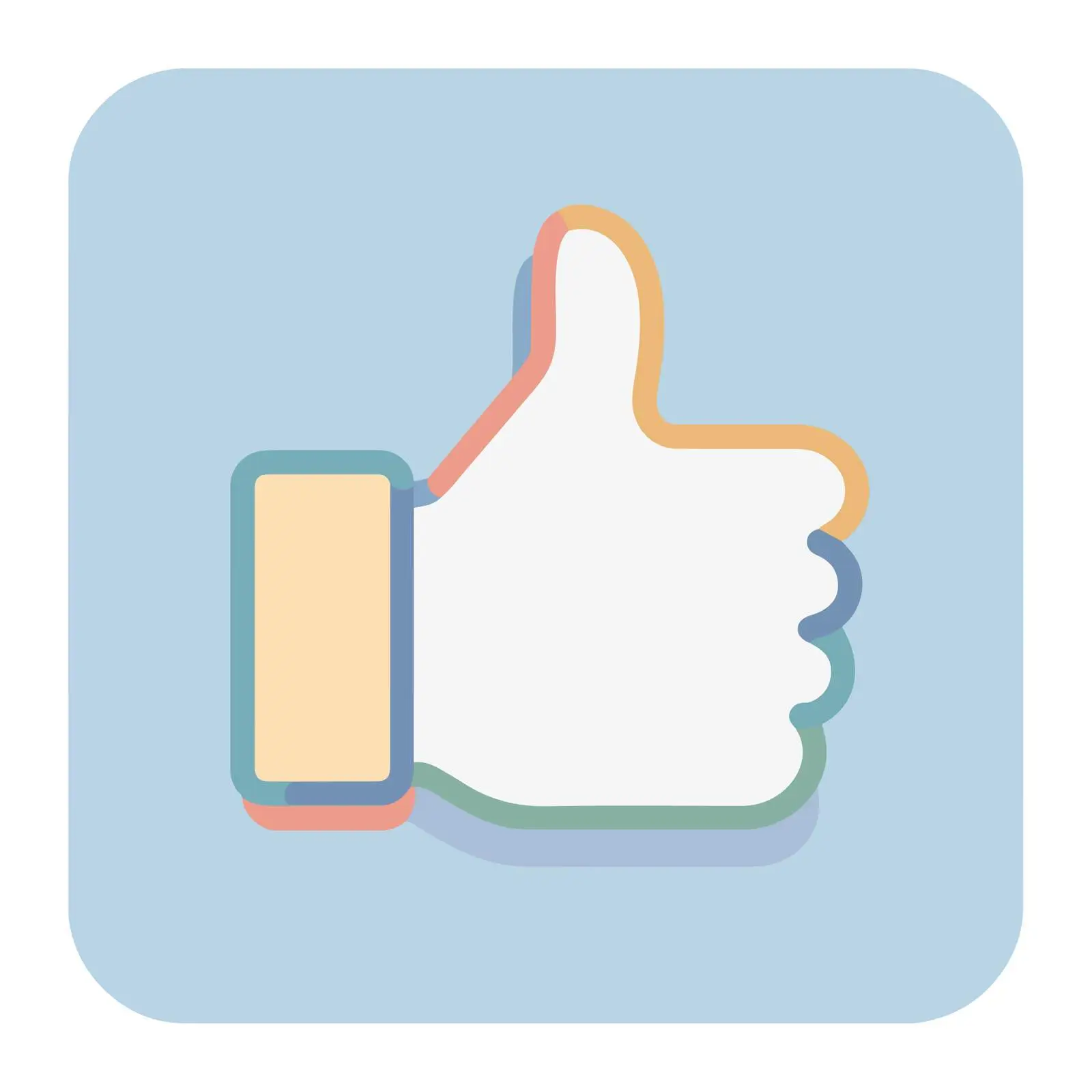Bold Thumbs Up Icon — free download from Dotvec