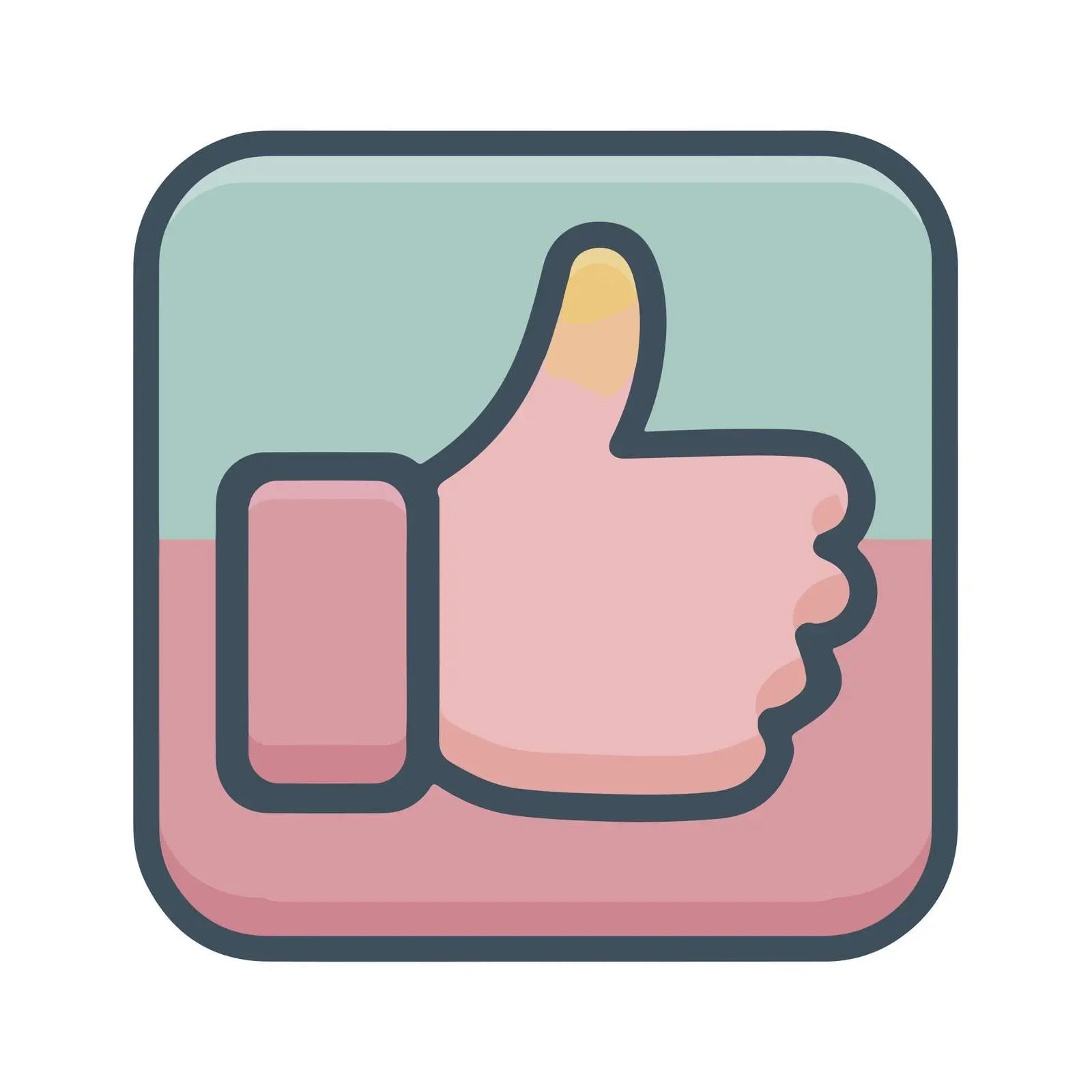 Bold Thumbs Up Icon — free download from Dotvec