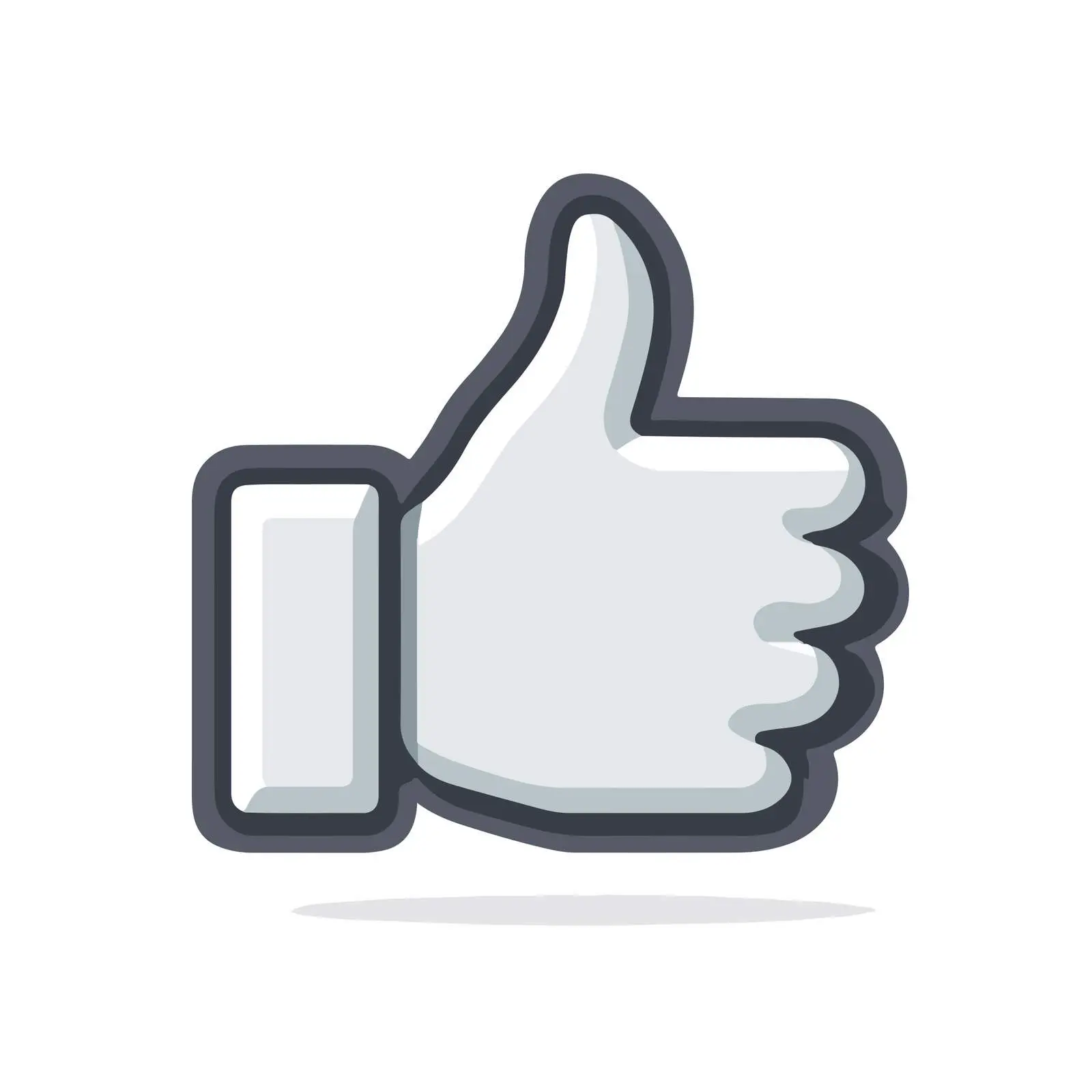 Bold Thumbs Up Icon — free download from Dotvec