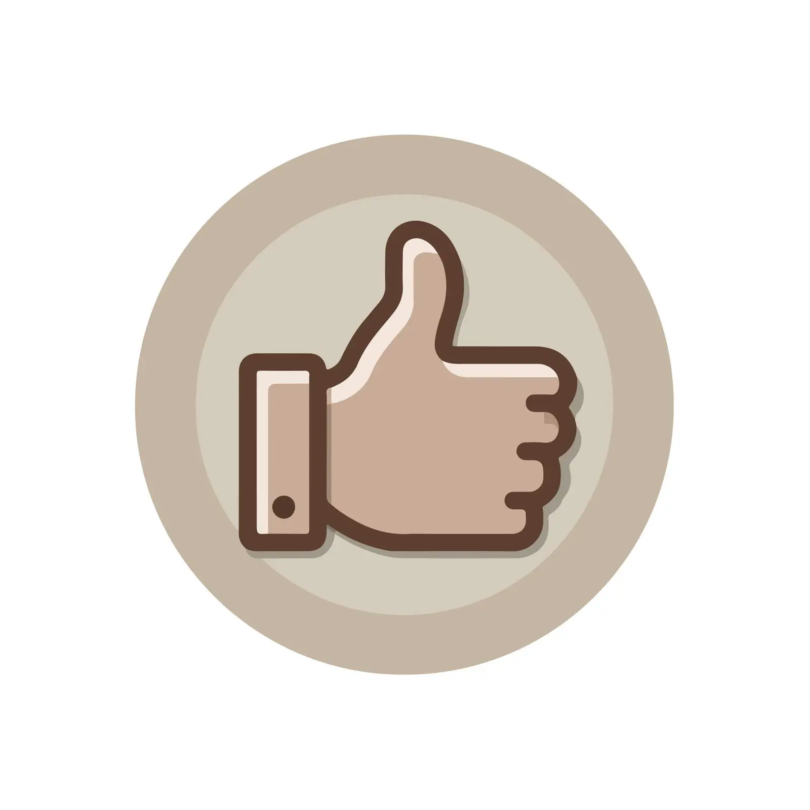 Bold Thumbs Up Icon — free download from Dotvec