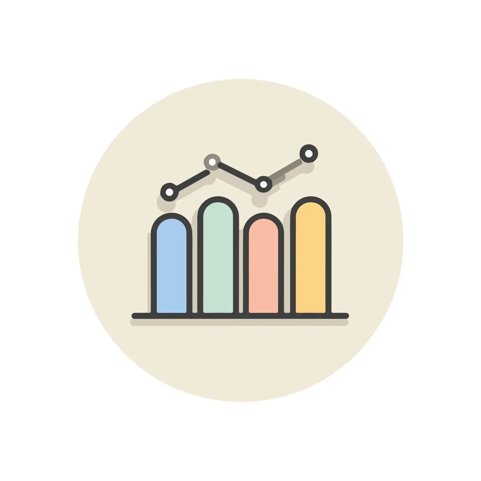 Bold Line Chart Icon — free download from Dotvec