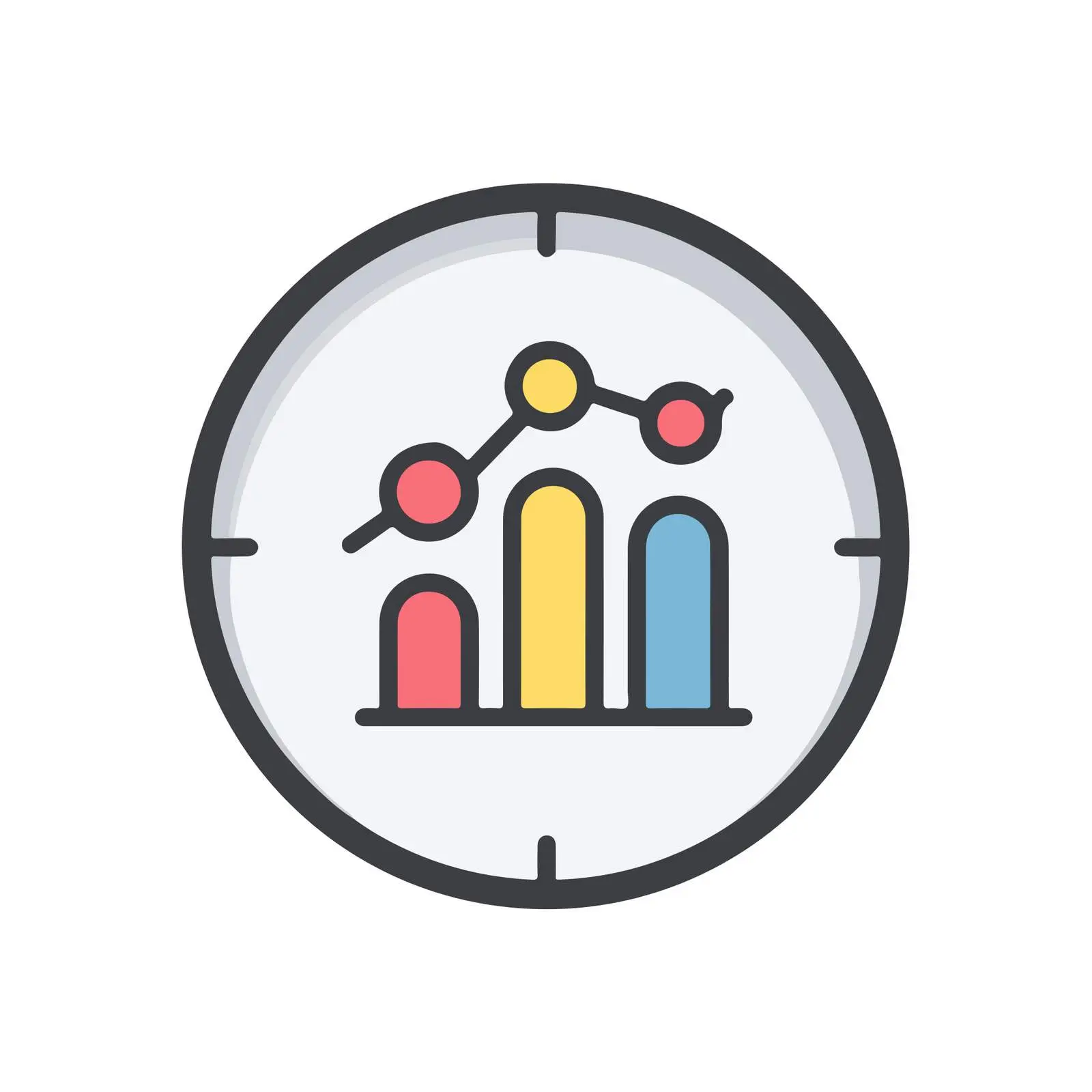 Simple Line Chart Icon — free download from Dotvec