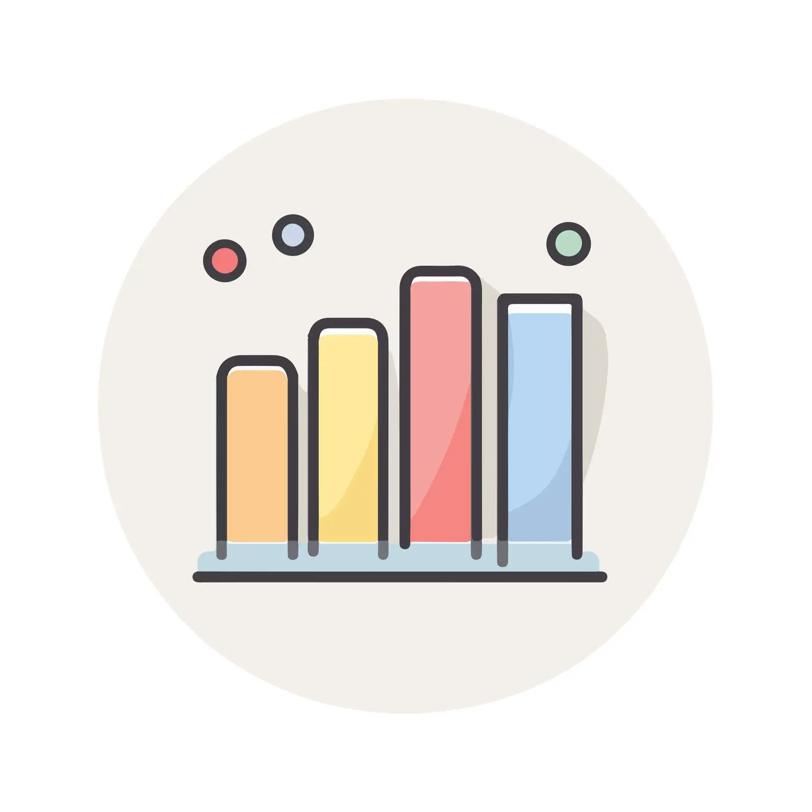 Bold Line Chart Icon Design — free download from Dotvec