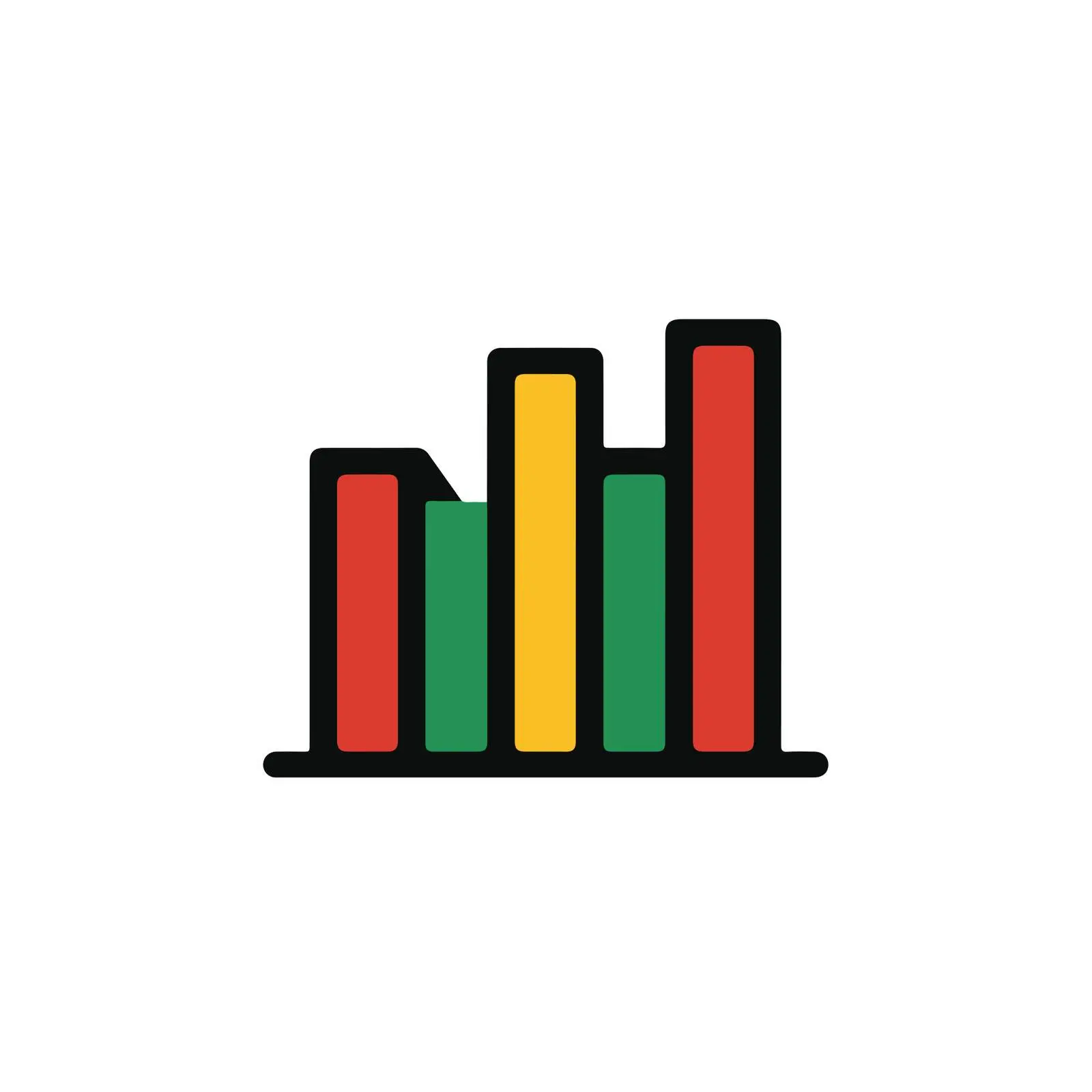 Bold Line Chart Icon — free download from Dotvec