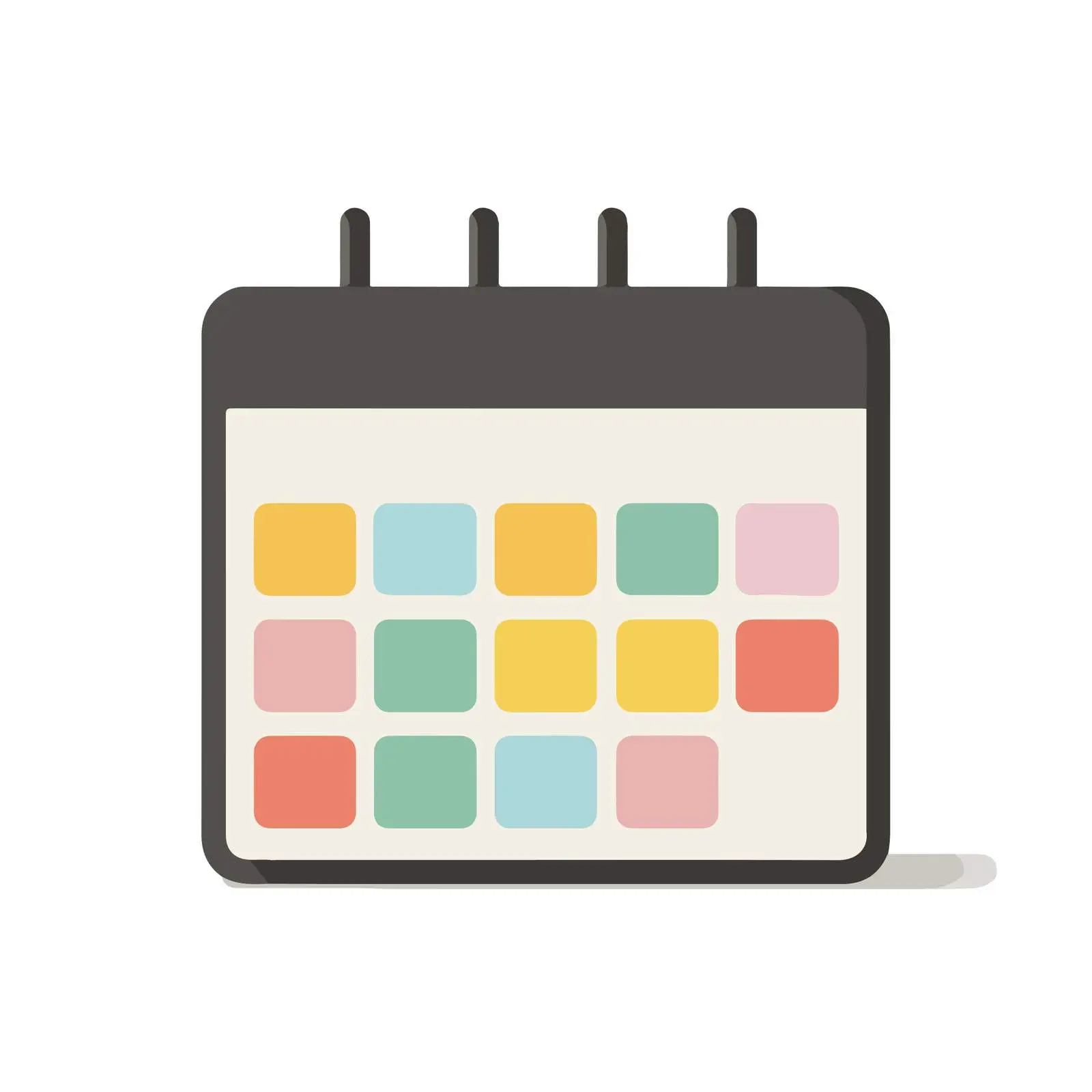 Minimalist Calendar Icon — free download from Dotvec