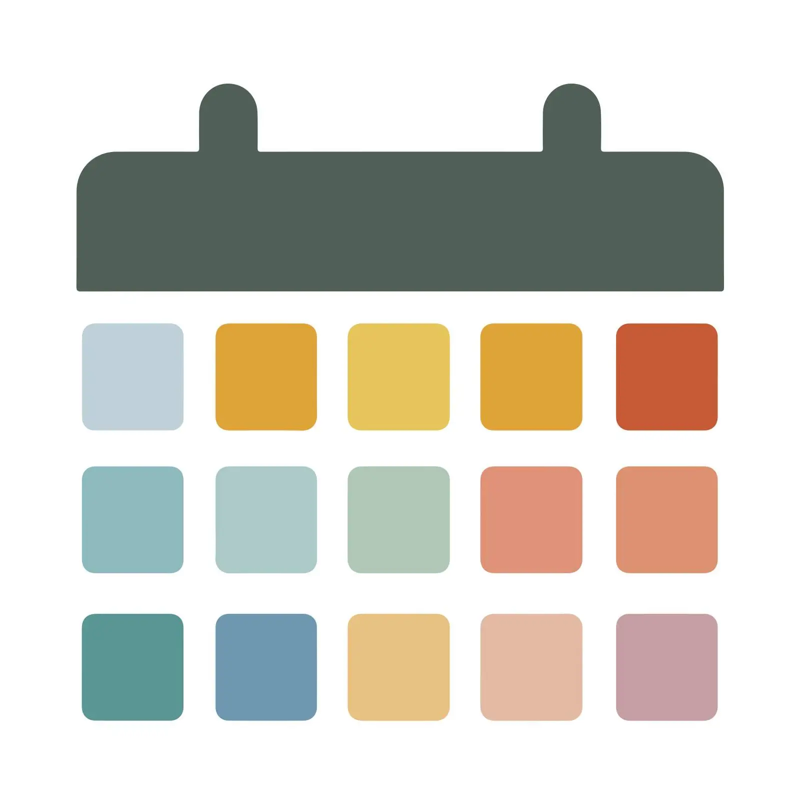 Minimalist Calendar Icon Vector Illustration — free download from Dotvec