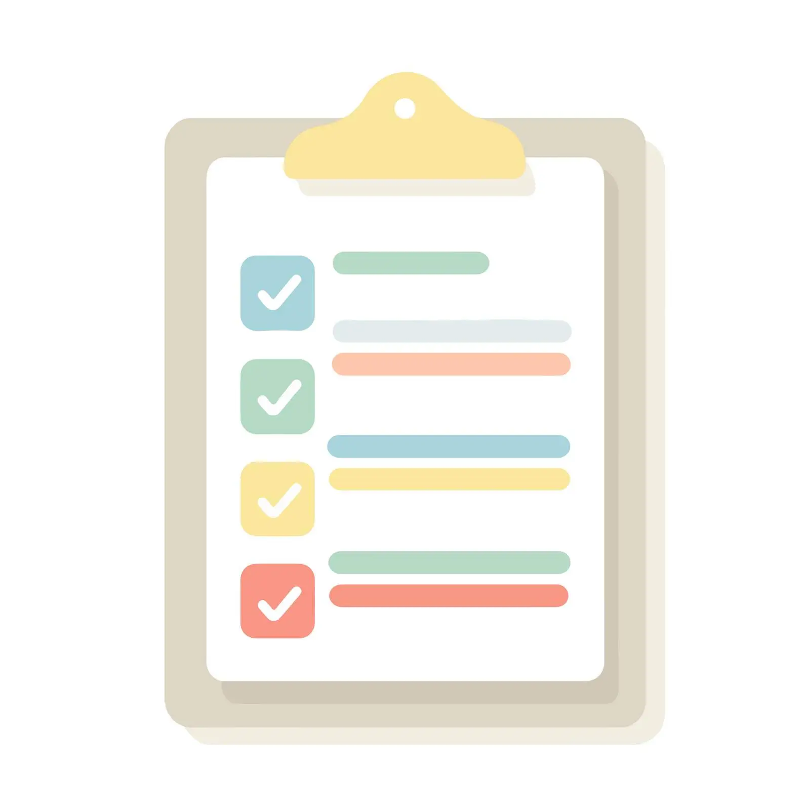 Minimalist Checklist Icon Design — free download from Dotvec