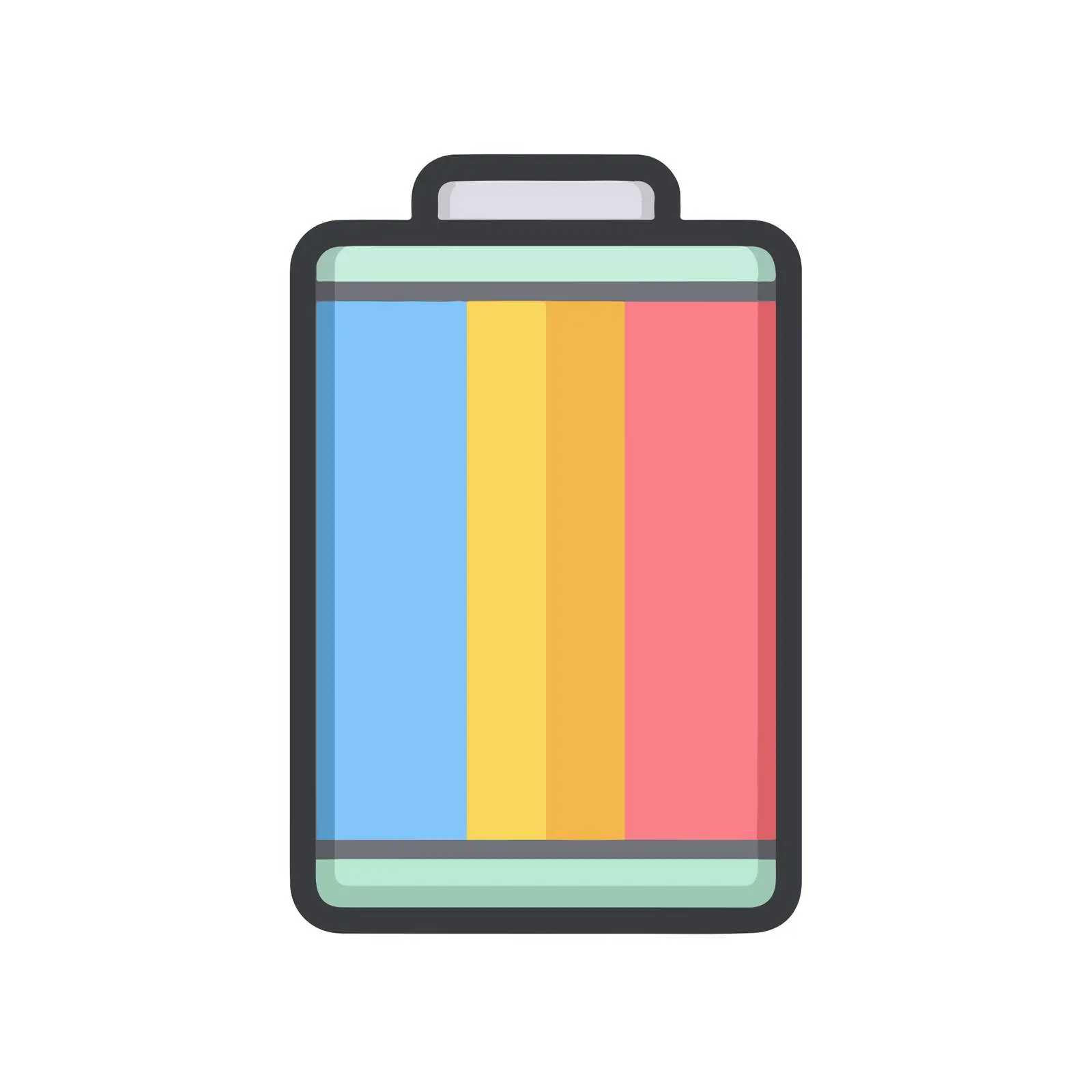 Minimalist Battery Icon — free download from Dotvec