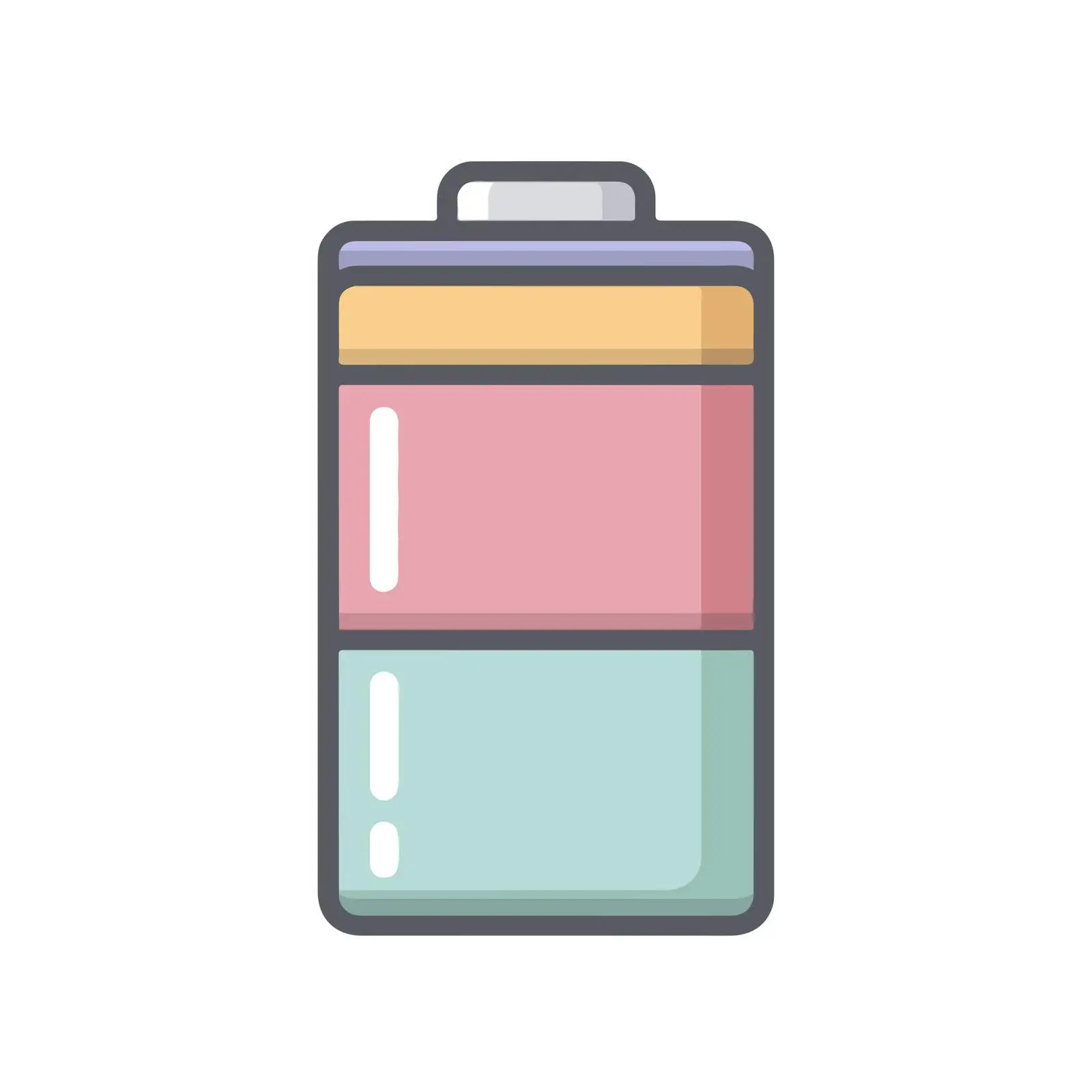 Minimalist Battery Icon — free download from Dotvec