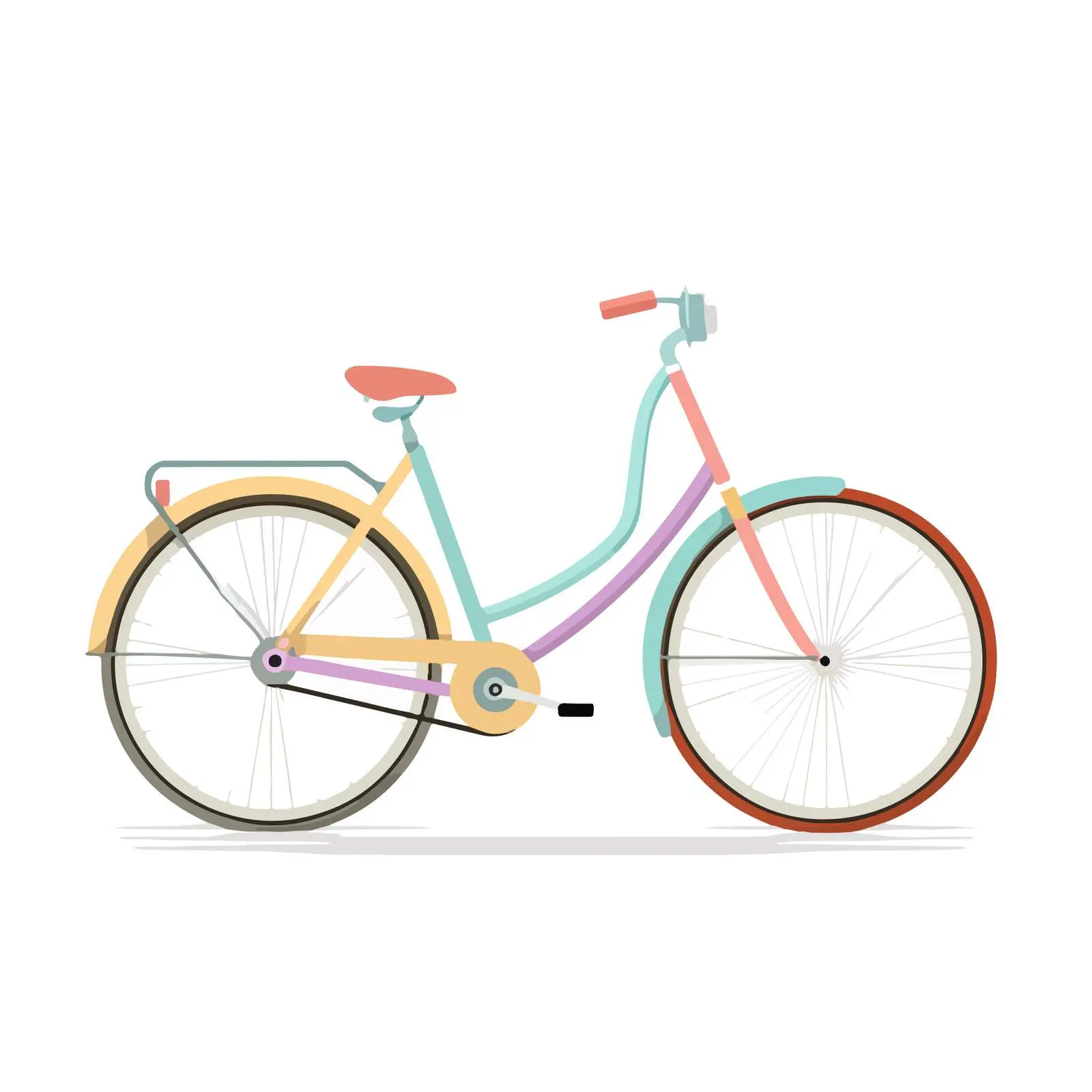 Minimalist Bicycle Icon — free download from Dotvec