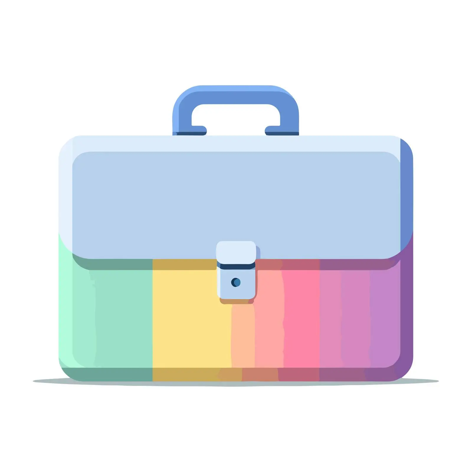 Minimalist Colored Briefcase Icon — free download from Dotvec