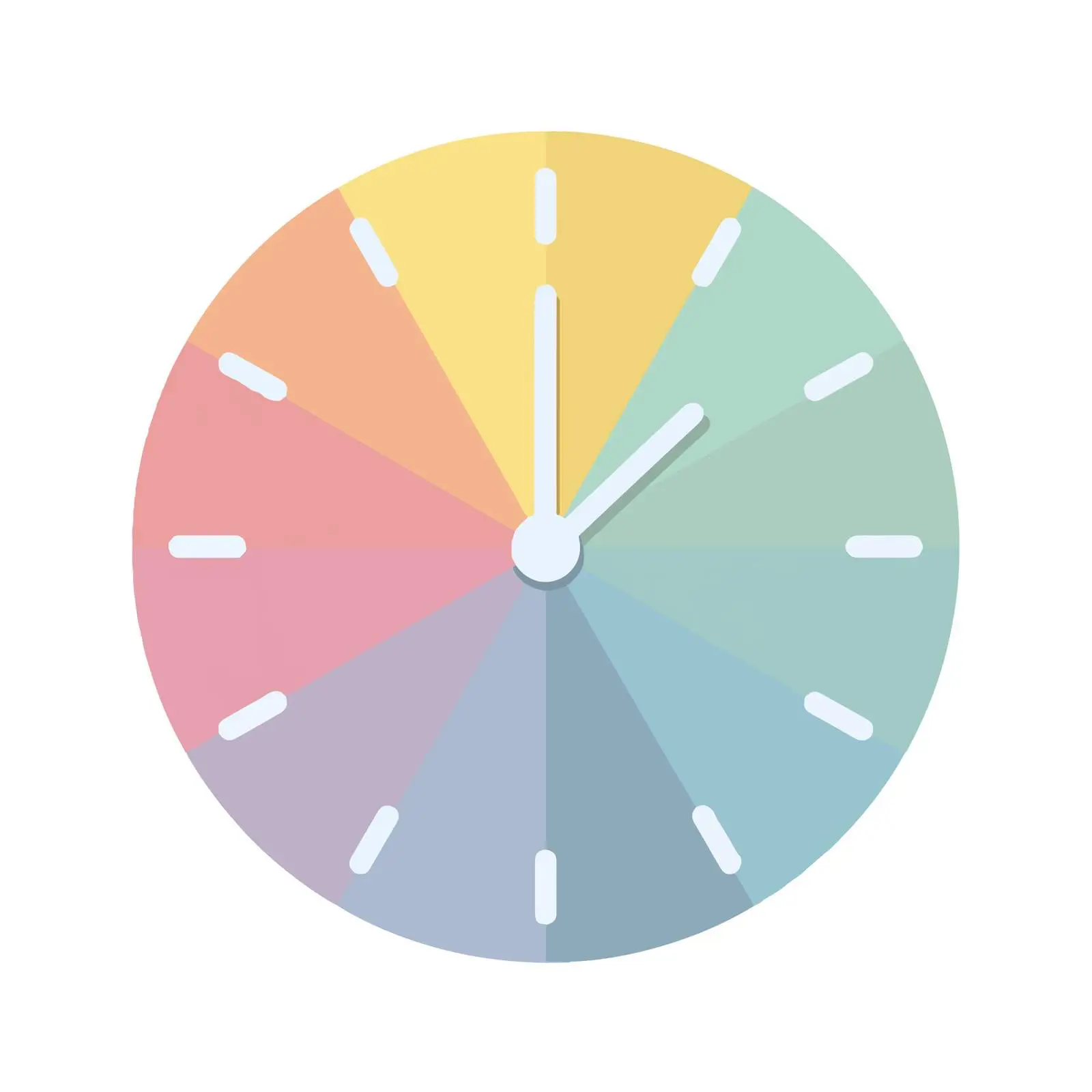 Minimalist Clock Icon Vector Design — free download from Dotvec