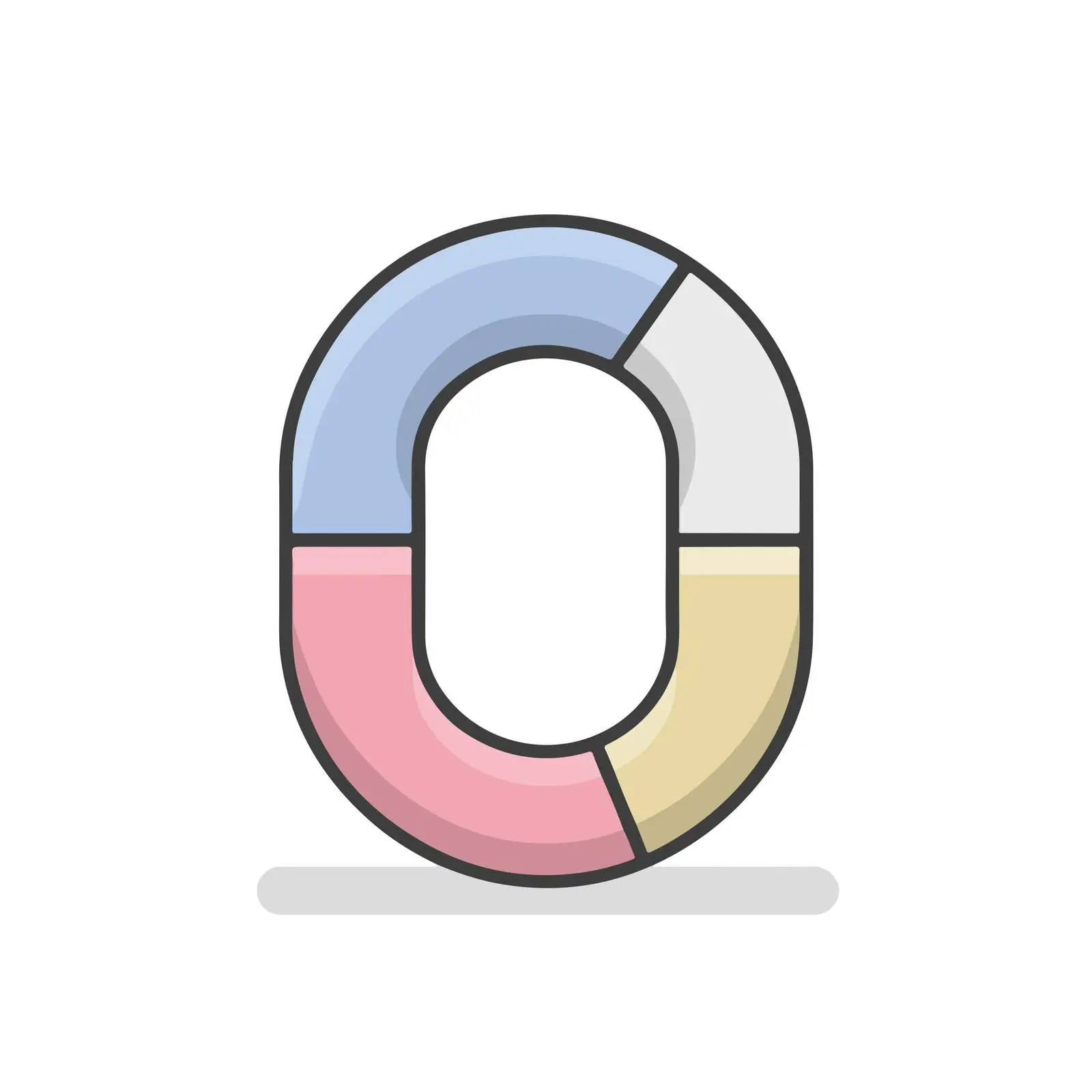 Colored Magnet Icon Vector Minimalist Design — free download from Dotvec
