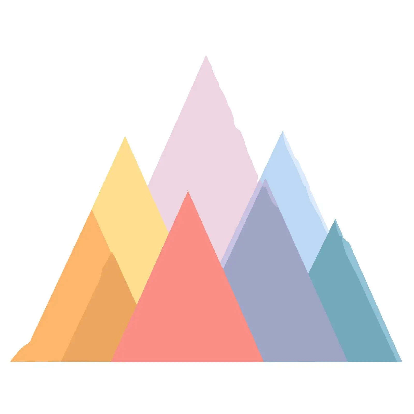 Minimalist Mountain Vector Icon — free download from Dotvec