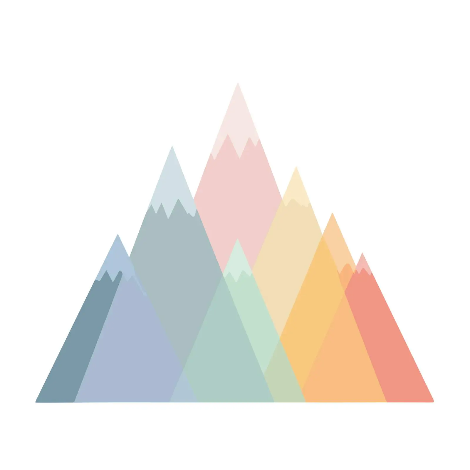Minimalist Mountain Icon — free download from Dotvec