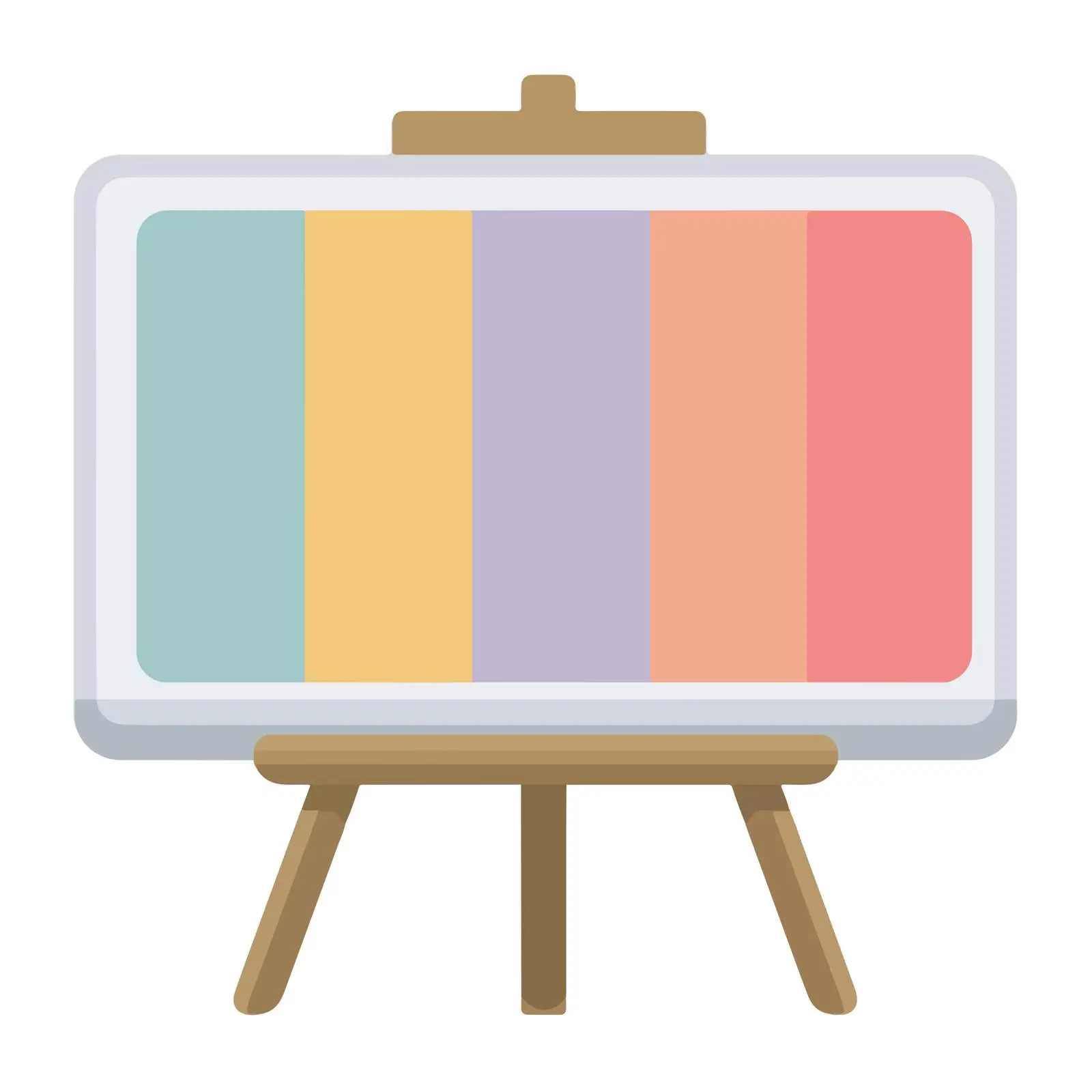 Minimalist Presentation Board Icon — free download from Dotvec