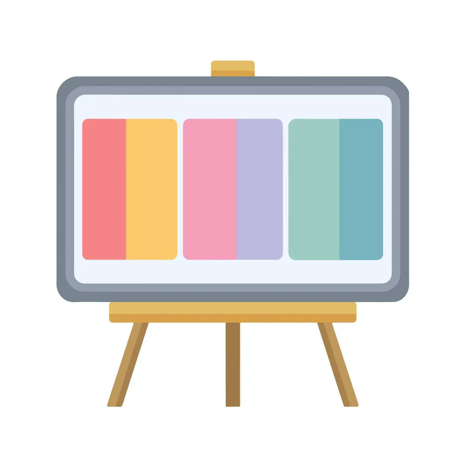 Minimalist Presentation Board Icon — free download from Dotvec