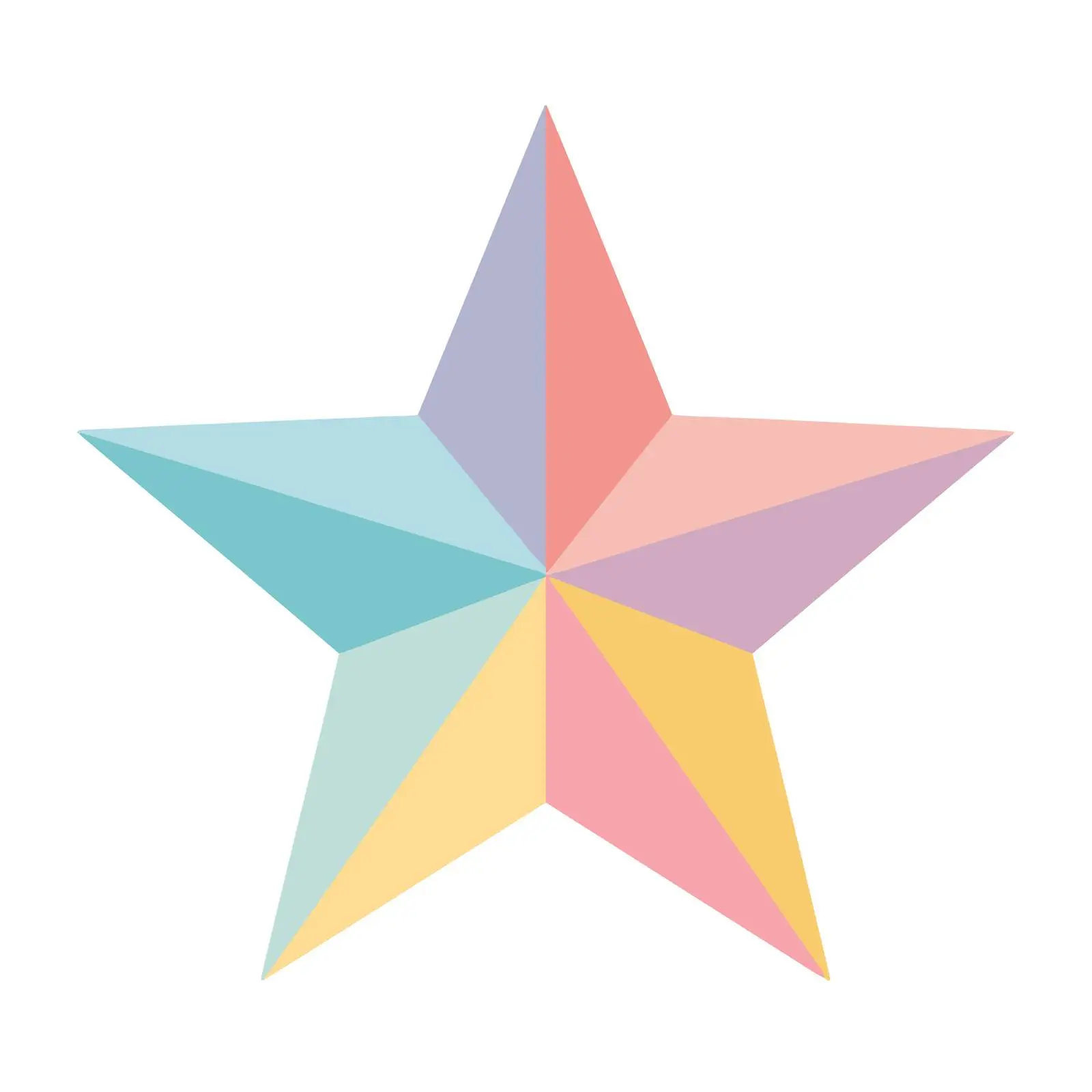 Minimalist Colored Star Icon — free download from Dotvec