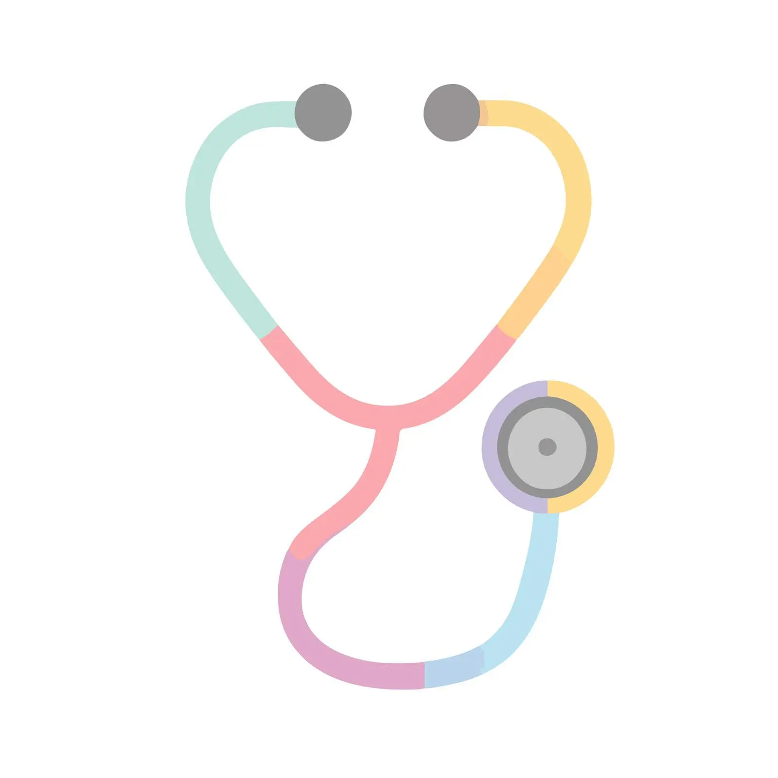 Stethoscope Minimalist Vector Icon — free download from Dotvec