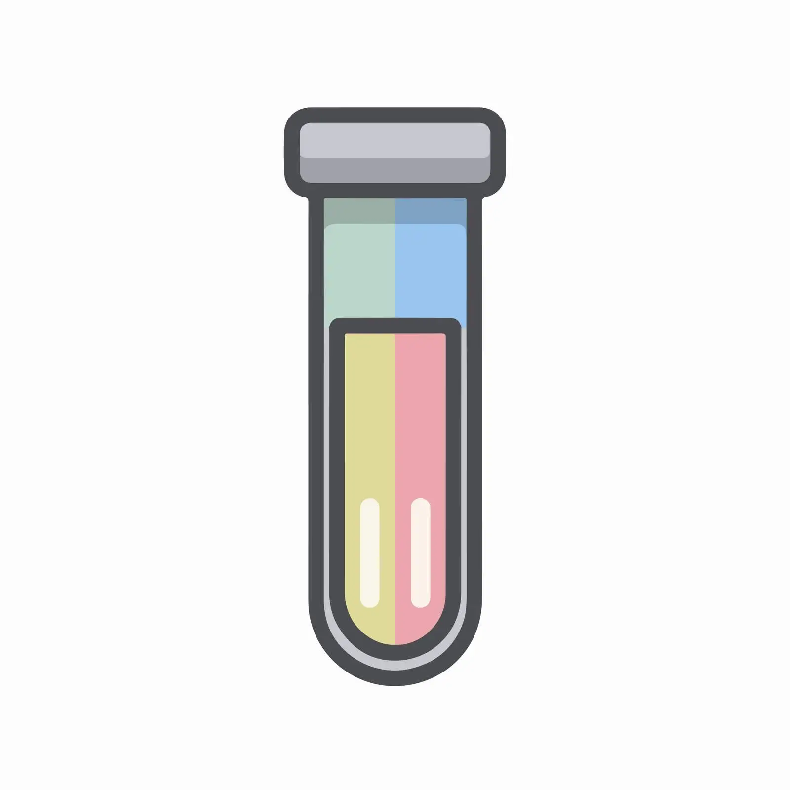 Minimalist Test Tube Icon — free download from Dotvec