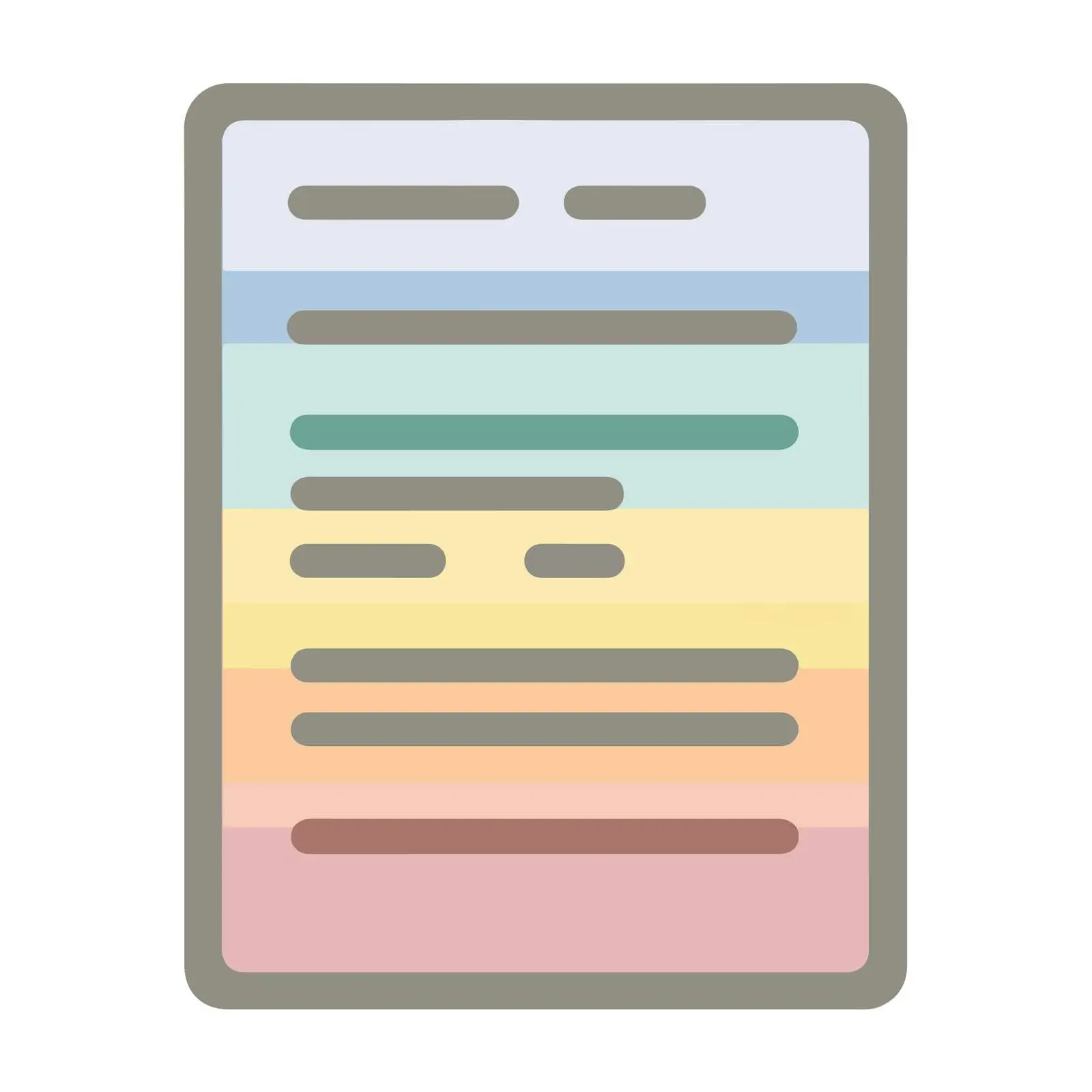 Minimalist Document Icon — free download from Dotvec