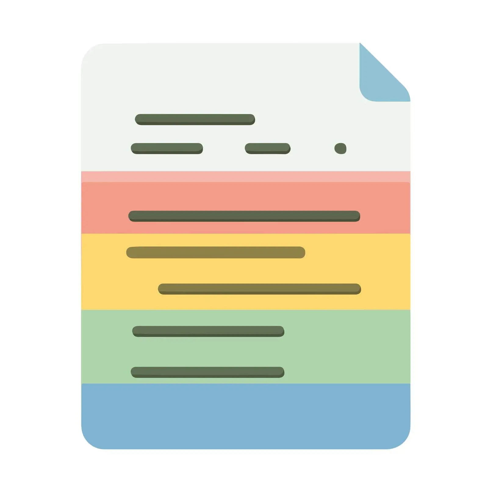 Minimalist Document Icon — free download from Dotvec
