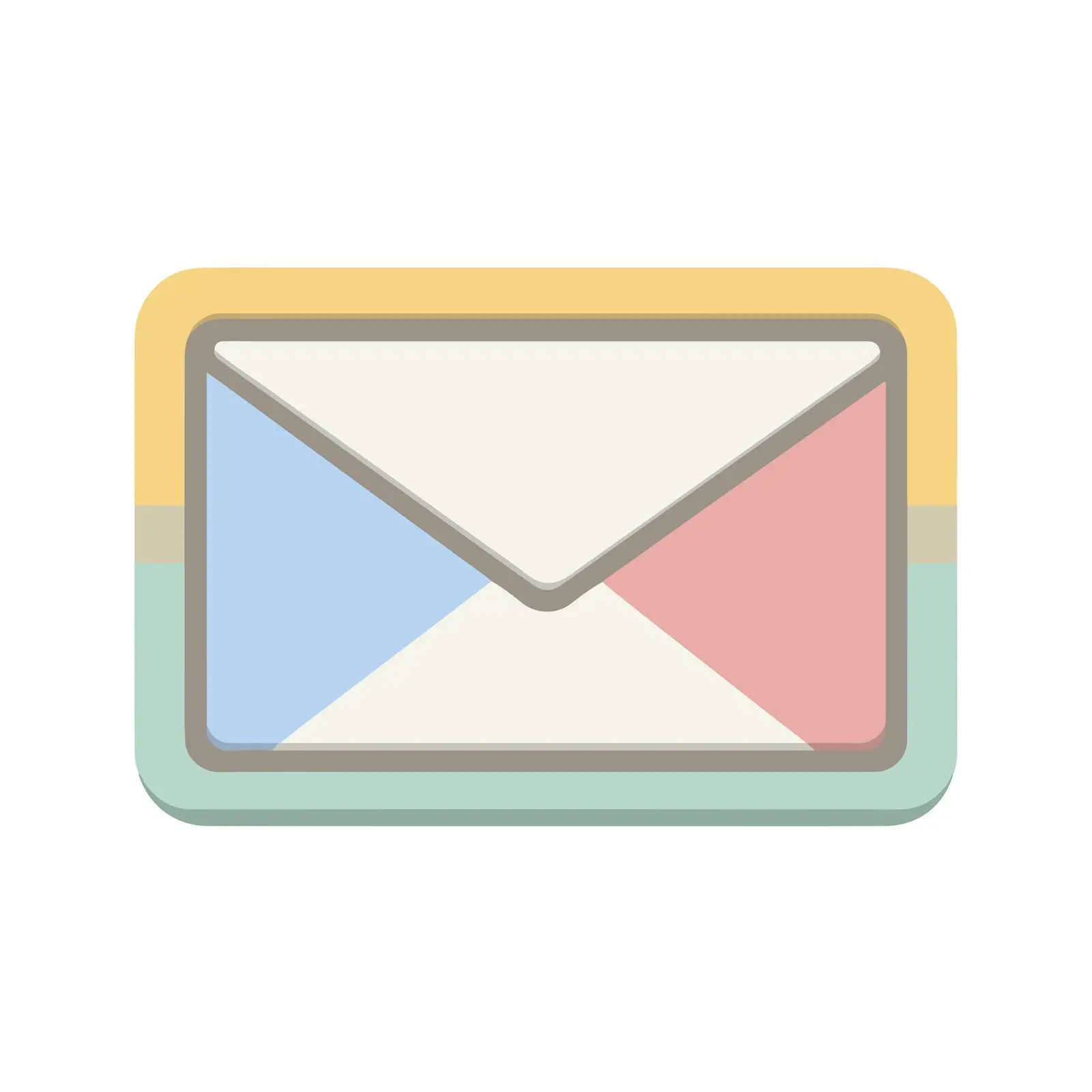 Email Icon in Flat Pastel Style — free download from Dotvec