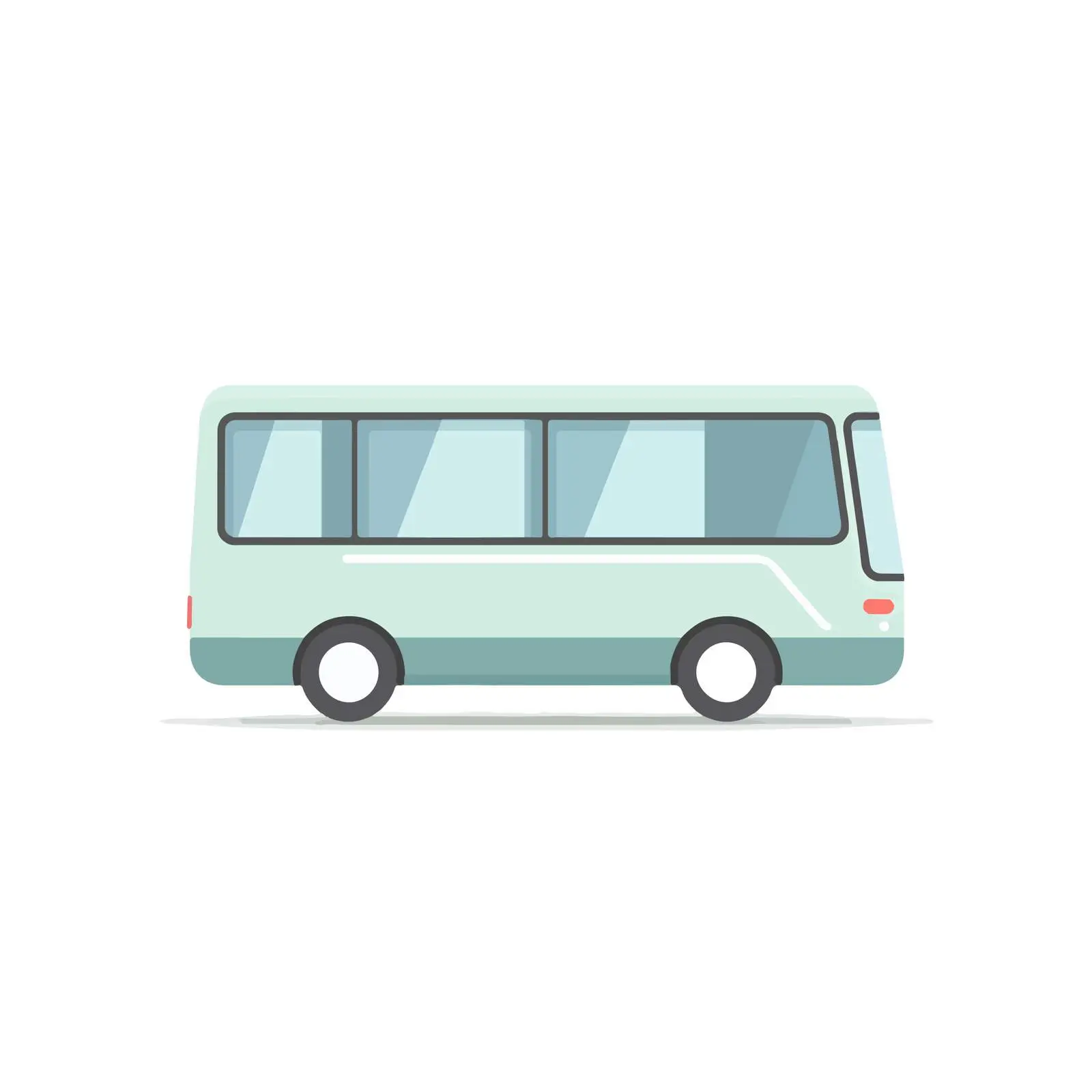 Minimalist Bus Icon — free download from Dotvec