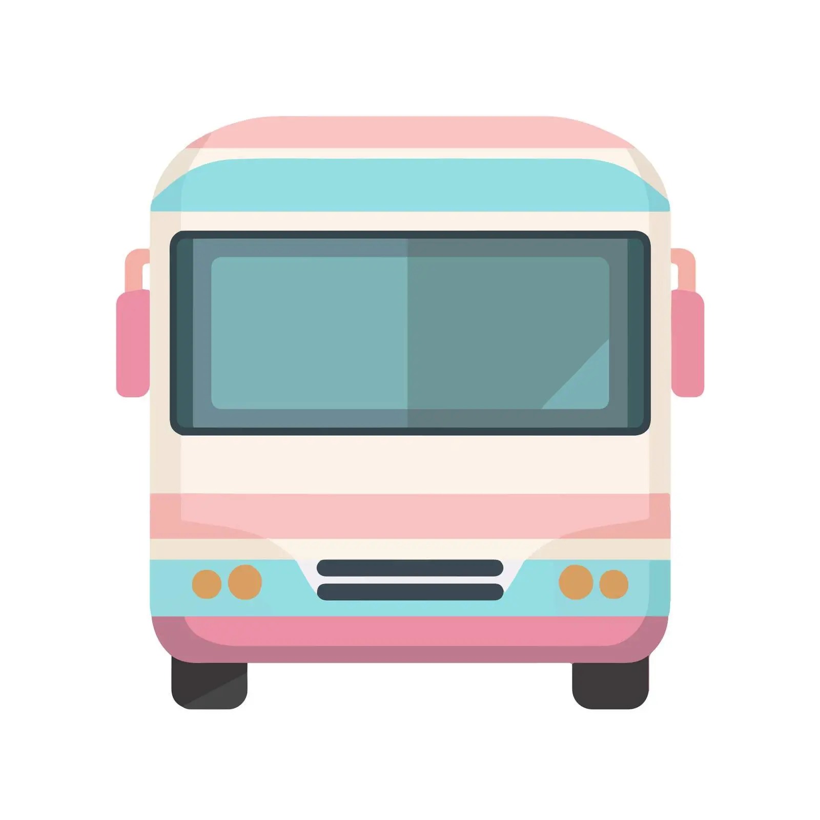Minimalist Bus Icon — free download from Dotvec
