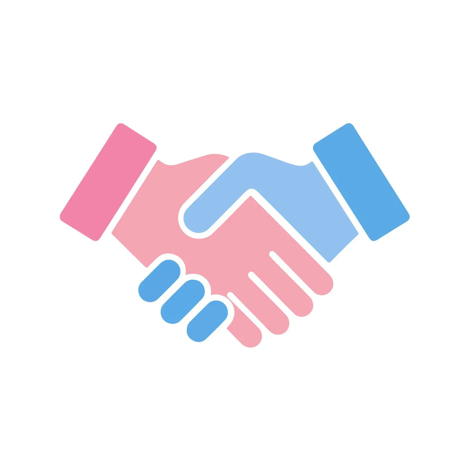 Minimalist Handshake Icon — free download from Dotvec