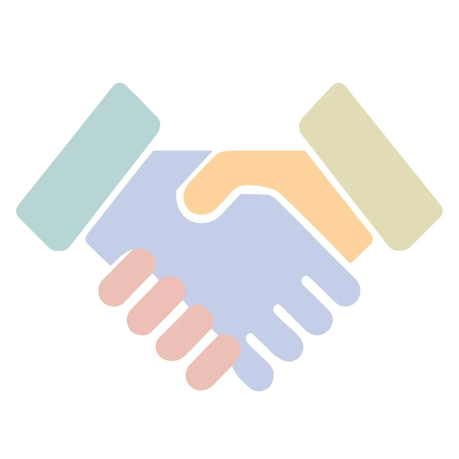 Minimalist Handshake Icon — free download from Dotvec
