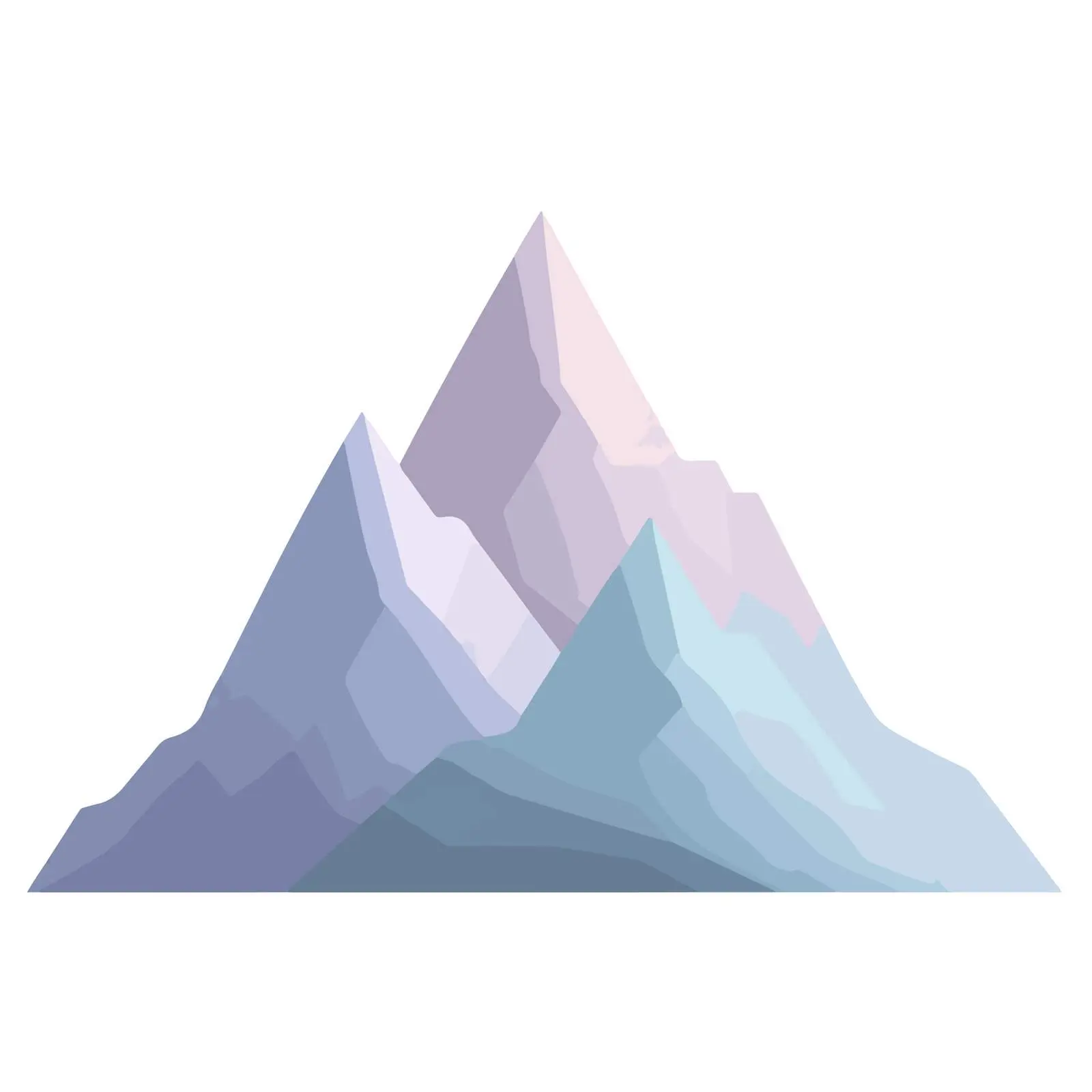 Minimalist Flat Mountain Icon — free download from Dotvec