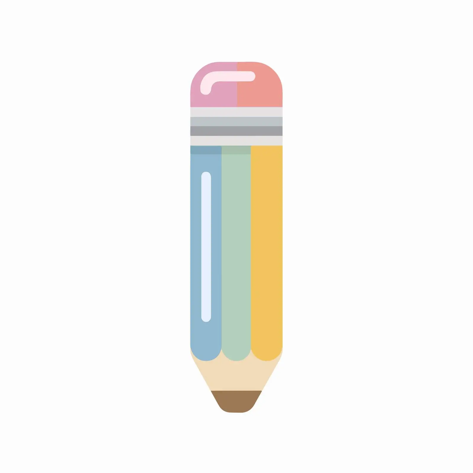 Minimalist Flat Pencil Icon — free download from Dotvec