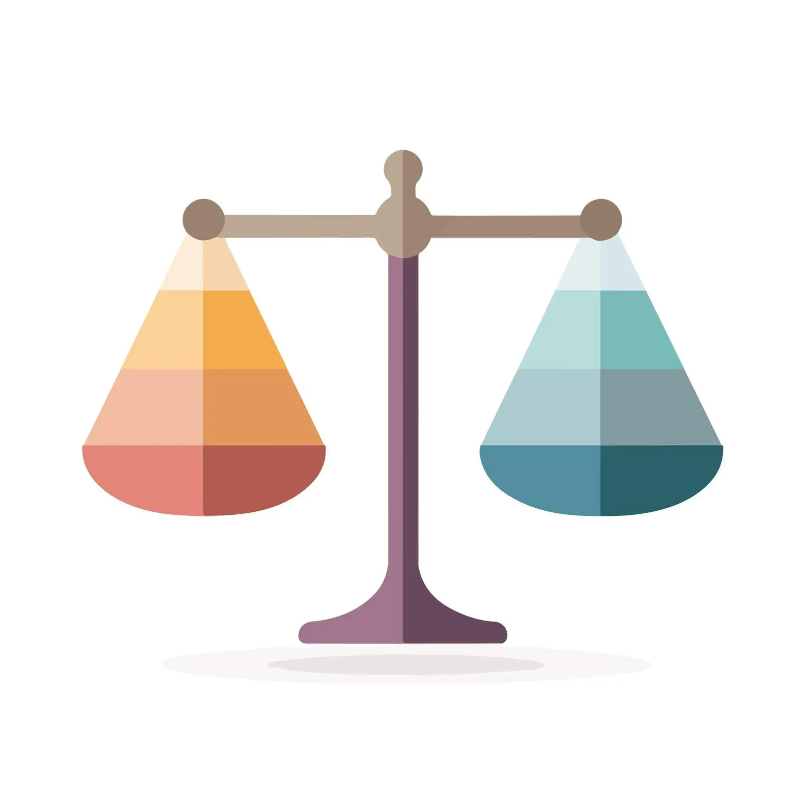 Flat Justice Scales Icon — free download from Dotvec