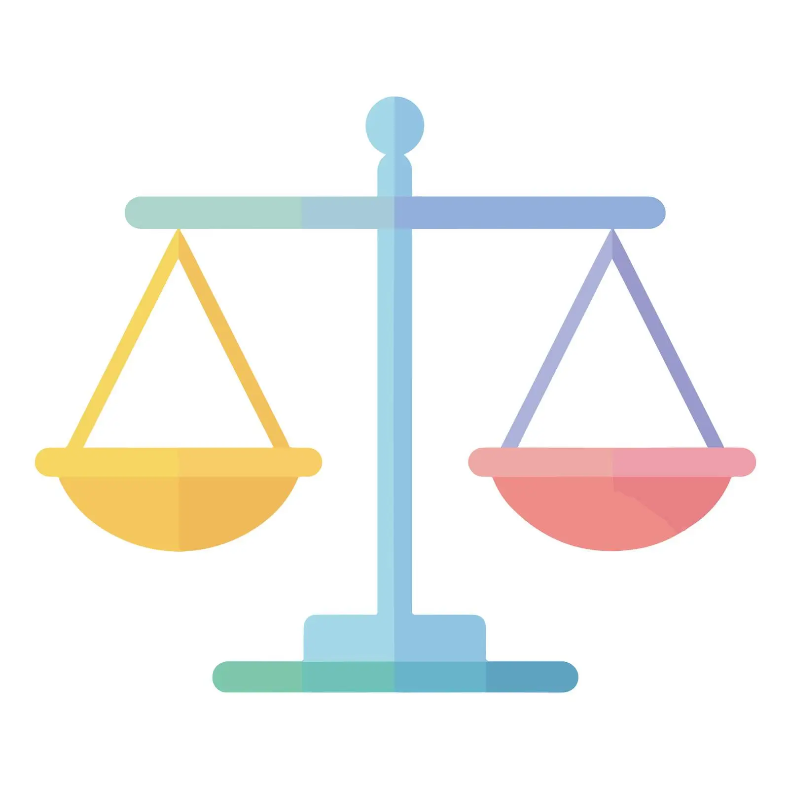 Minimalist Justice Scales Icon — free download from Dotvec