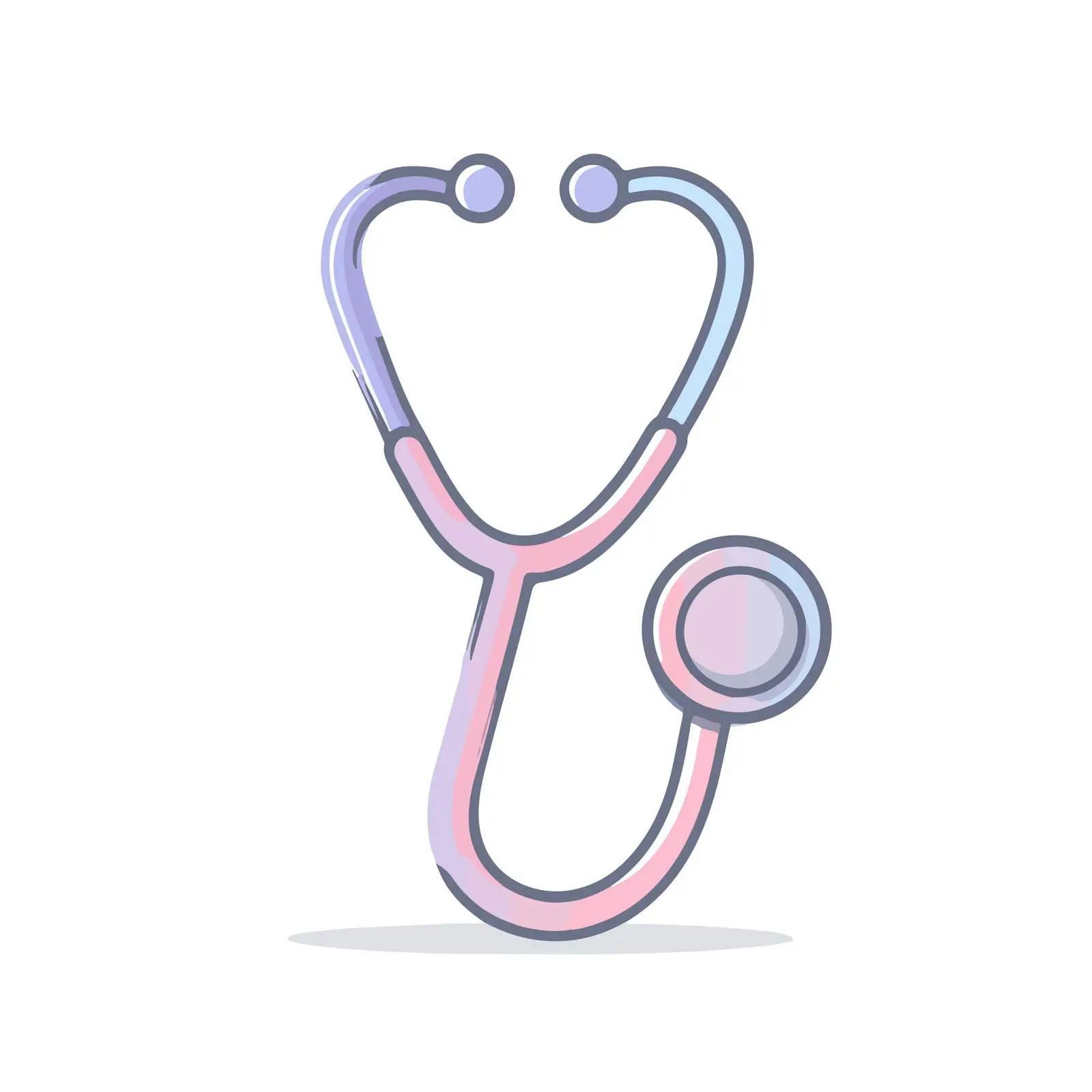 Minimalist Stethoscope Icon — free download from Dotvec