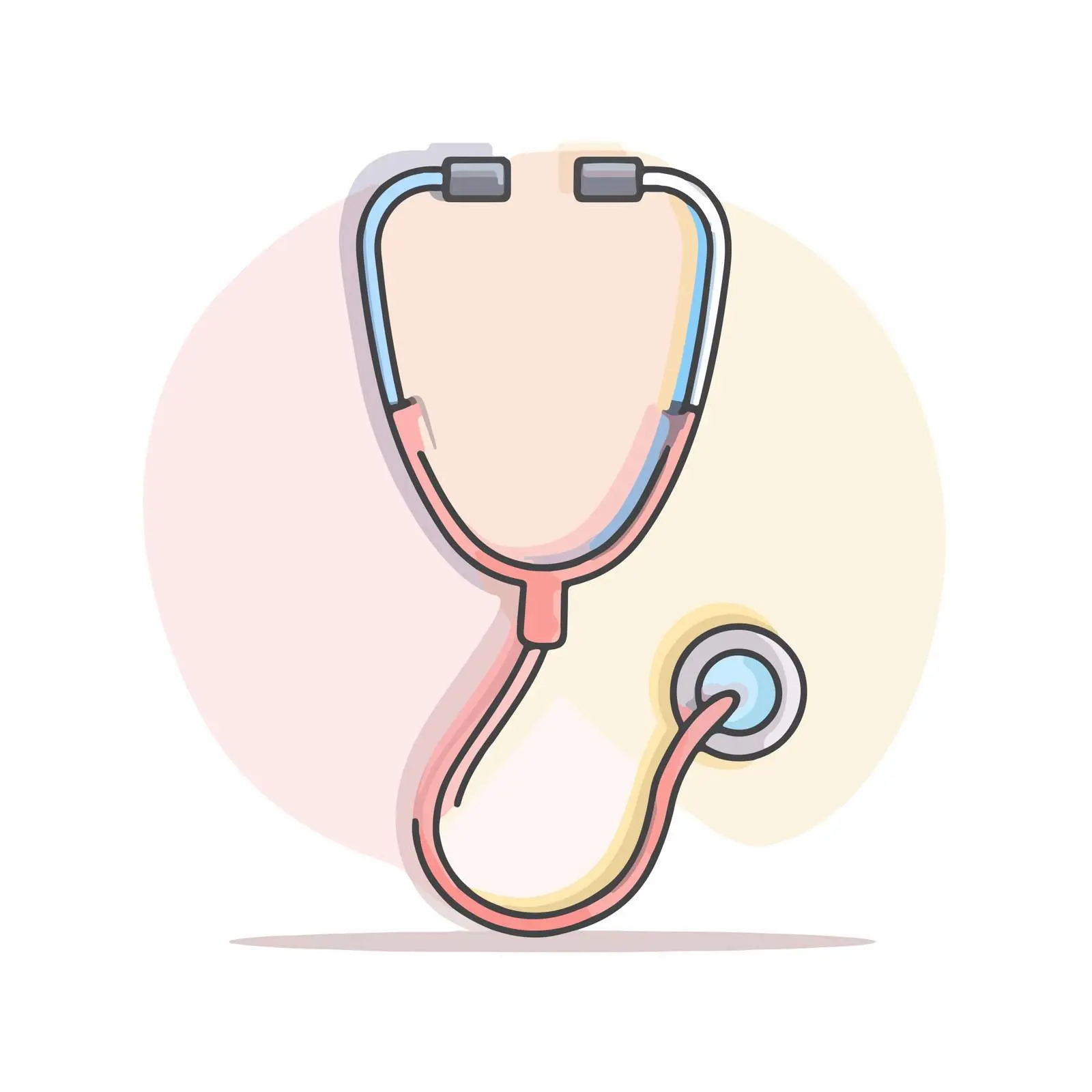 Minimalist Stethoscope Icon — free download from Dotvec