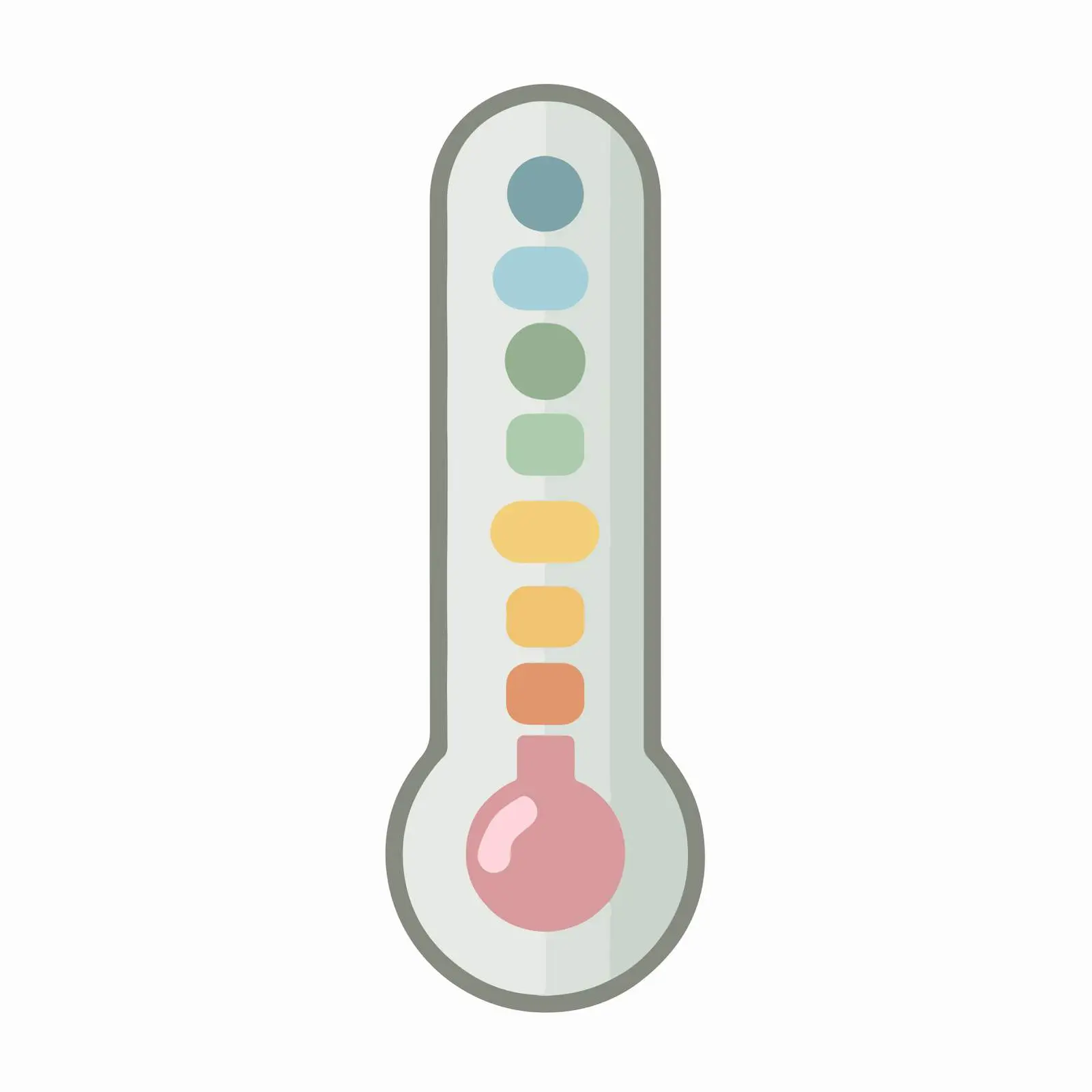 Flat Thermometer Icon Design — free download from Dotvec