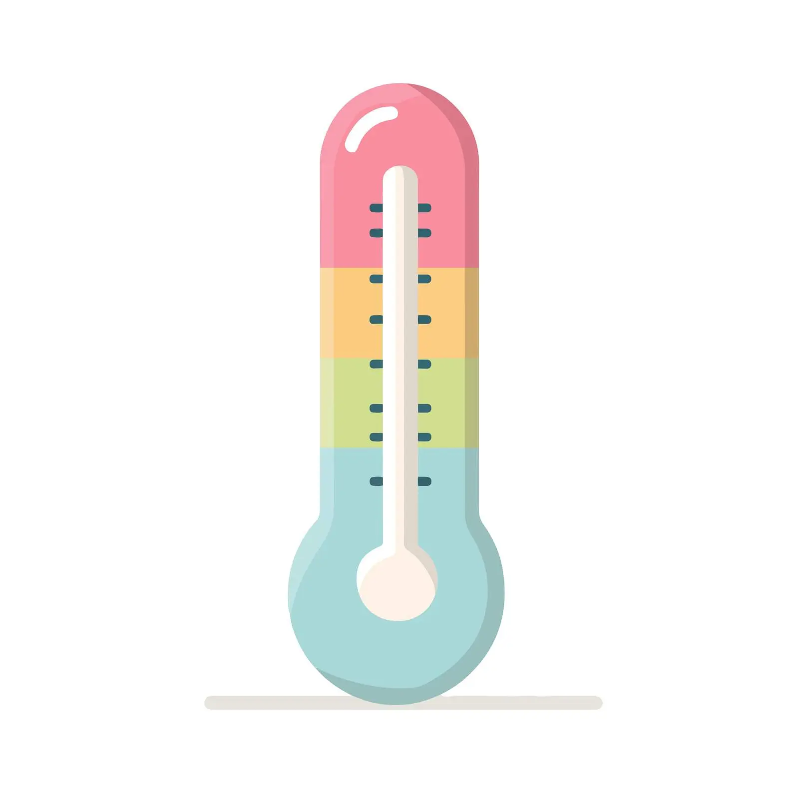 Minimalist Thermometer Icon — free download from Dotvec