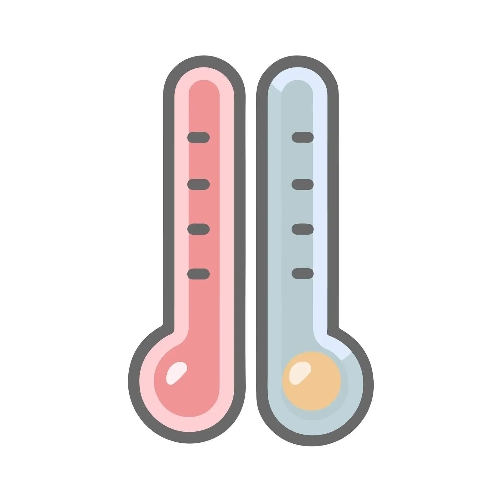 Flat Thermometer Icon — free download from Dotvec