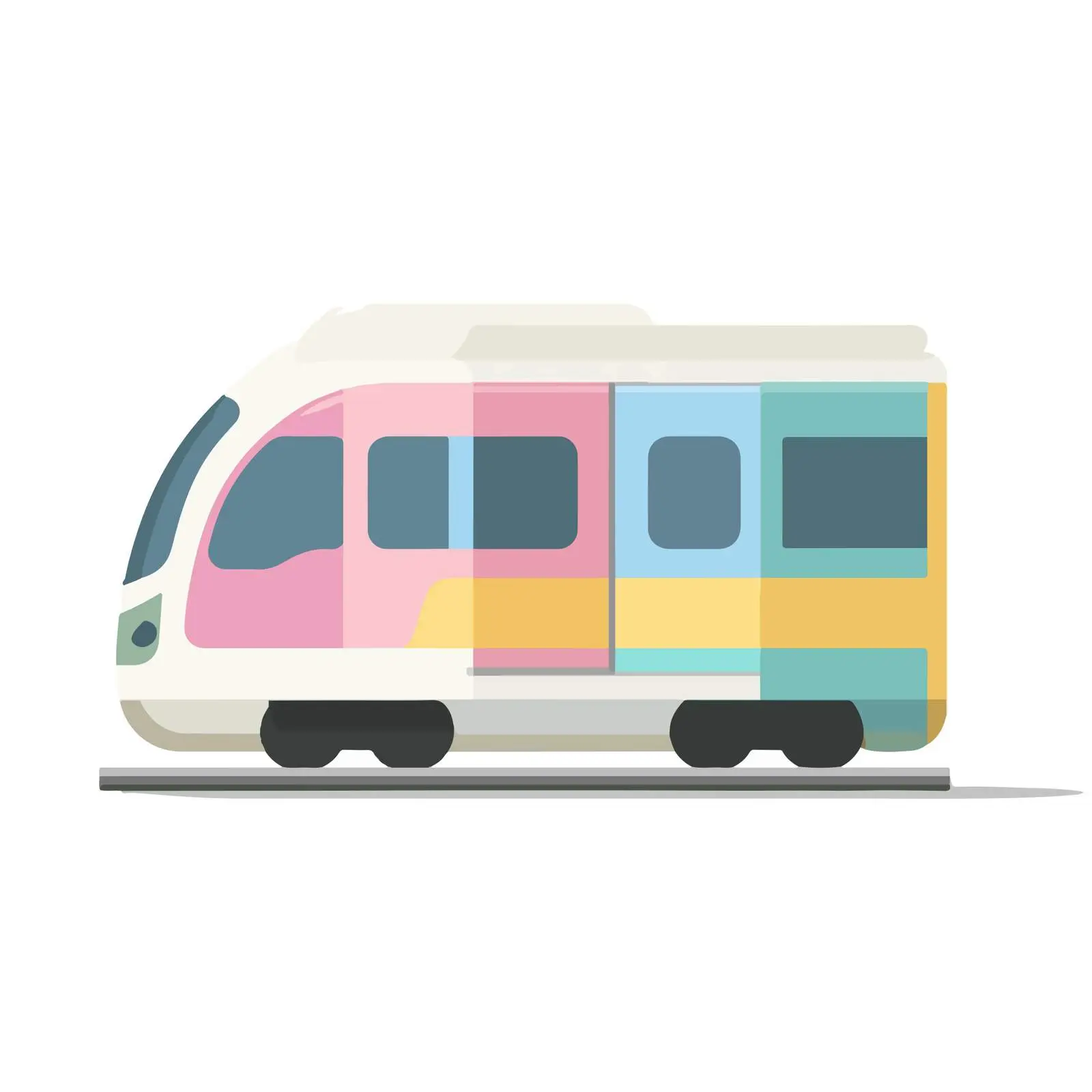 Minimalist Train Icon — free download from Dotvec