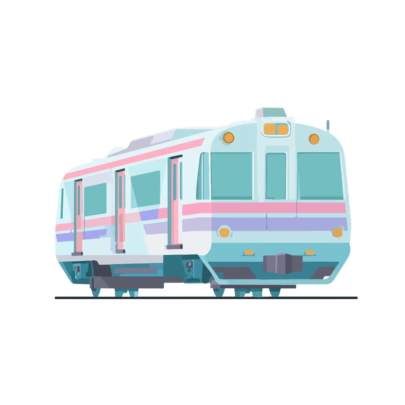 Minimalist Train Icon — free download from Dotvec