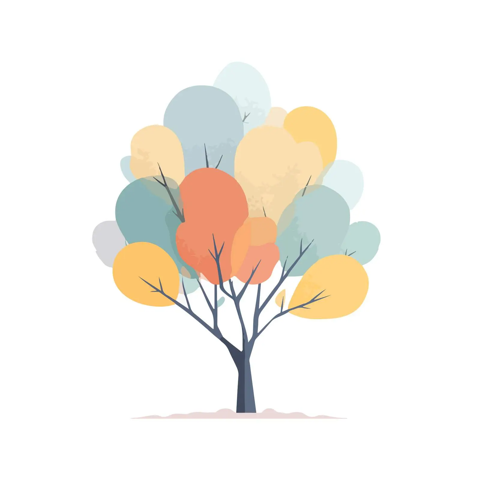 Minimalist Tree Icon Vector Design — free download from Dotvec