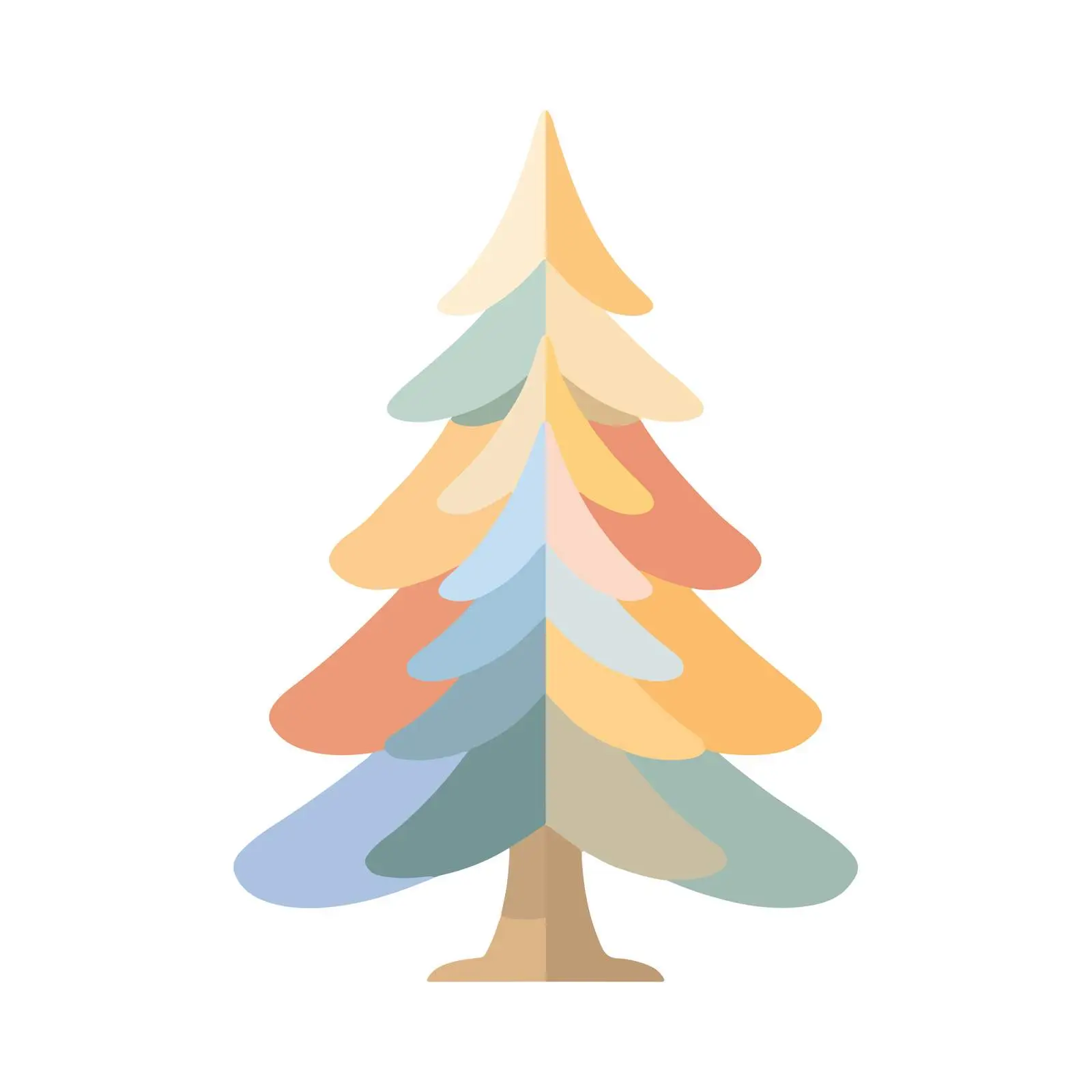 Minimalist Flat Tree Icon — free download from Dotvec